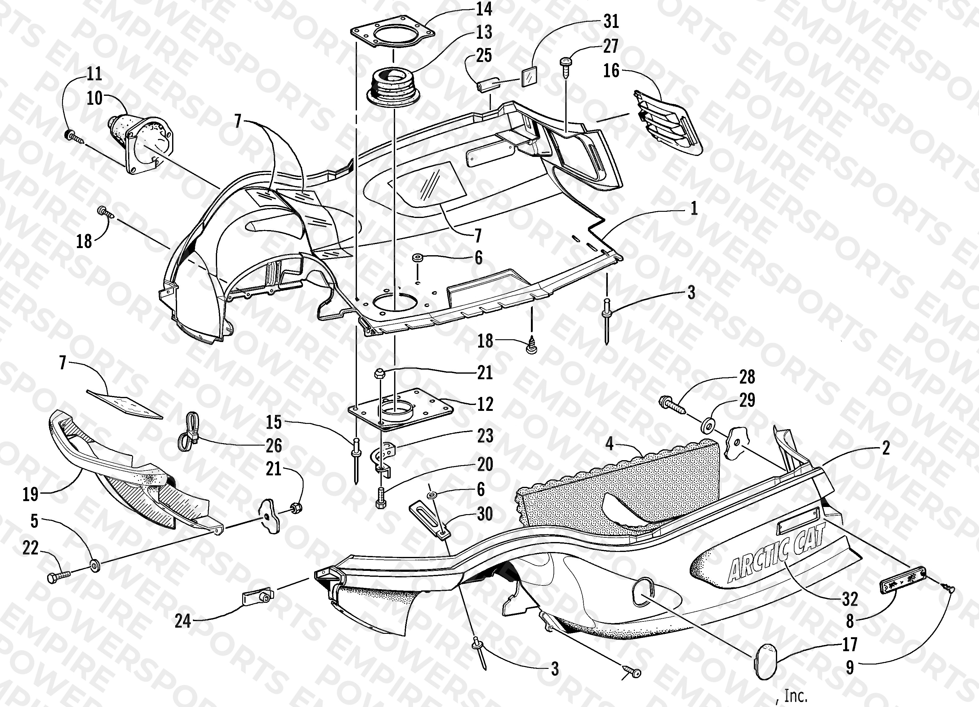 BELLY PAN AND FRONT BUMPER ASSEMBLY