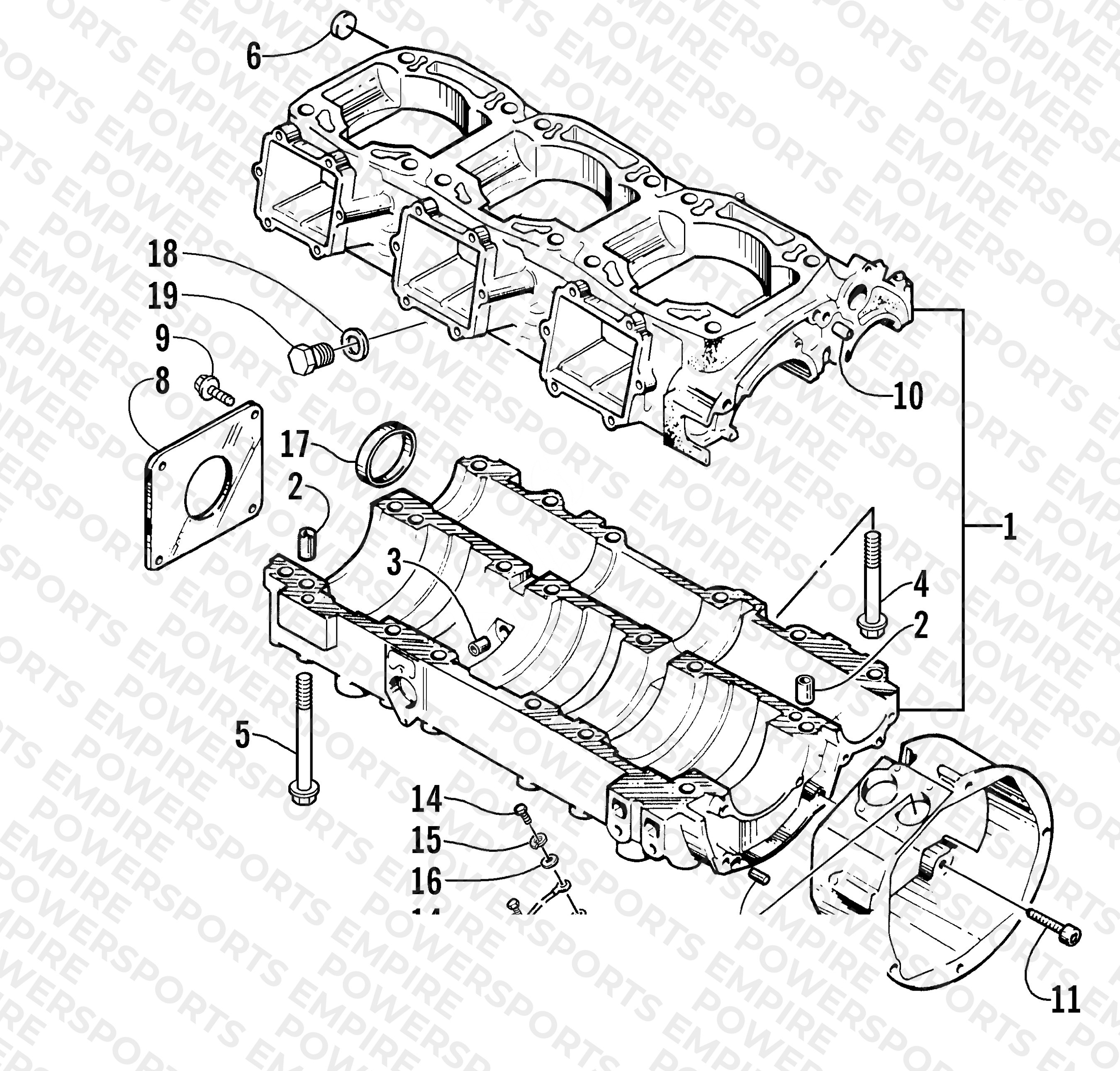 CRANKCASE ASSEMBLY