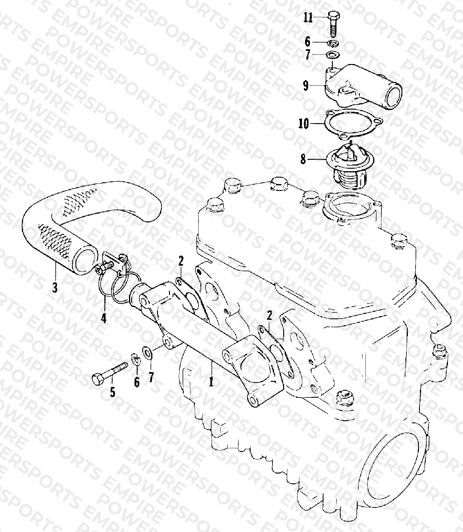 WATER INTAKE MANIFOLD
