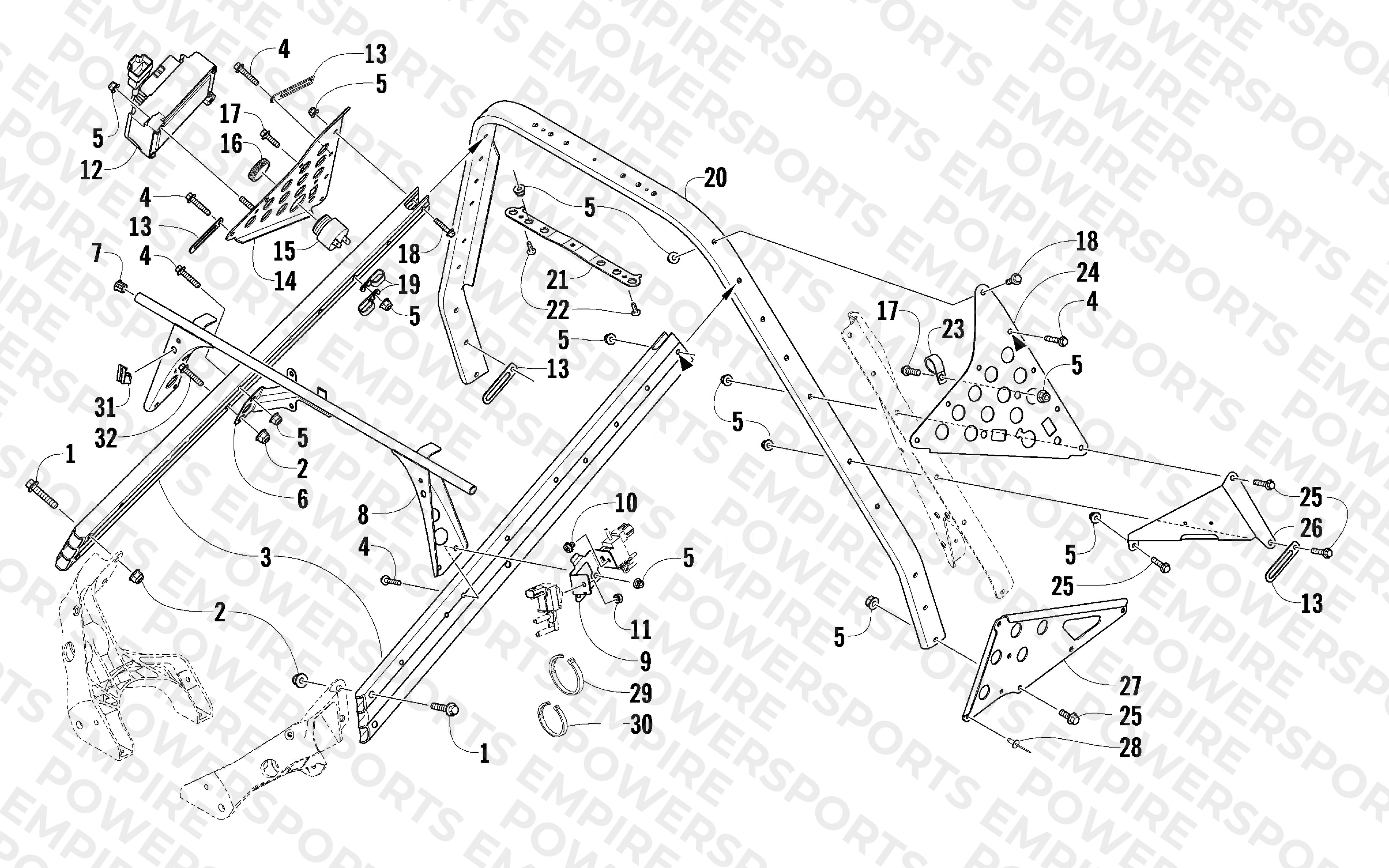 STEERING SUPPORT ASSEMBLY