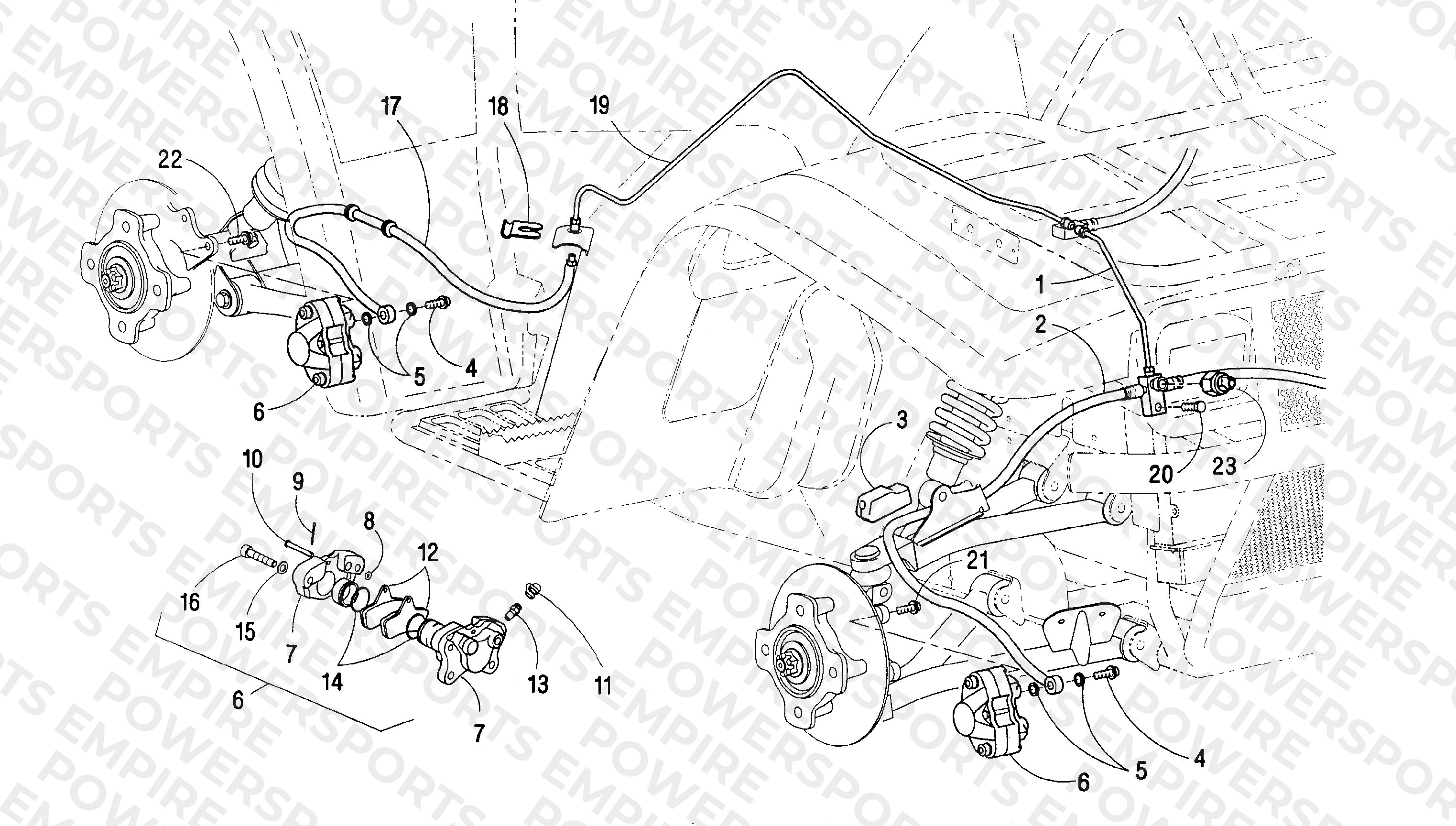 HYDRAULIC BRAKE ASSEMBLY