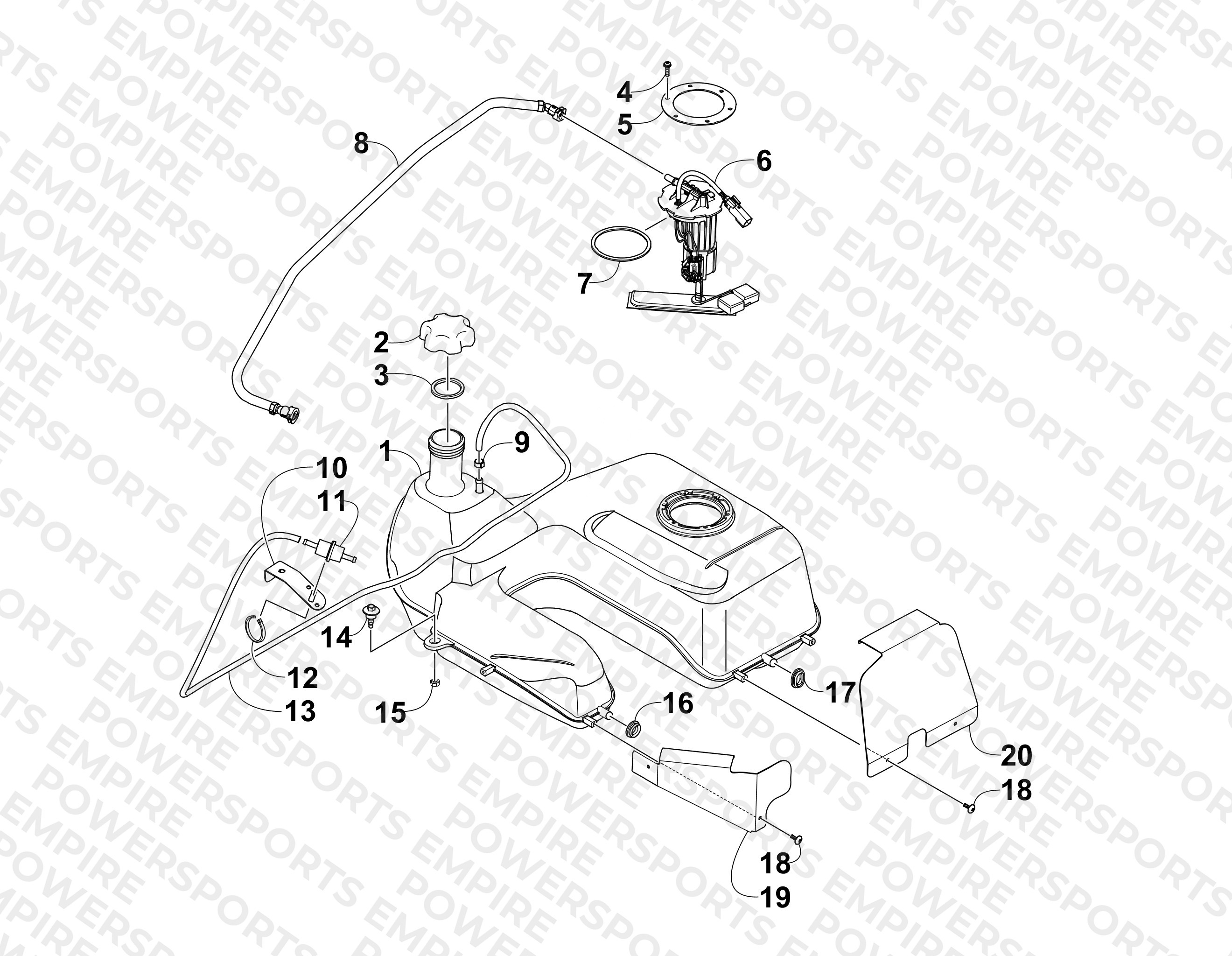 GAS TANK ASSEMBLY