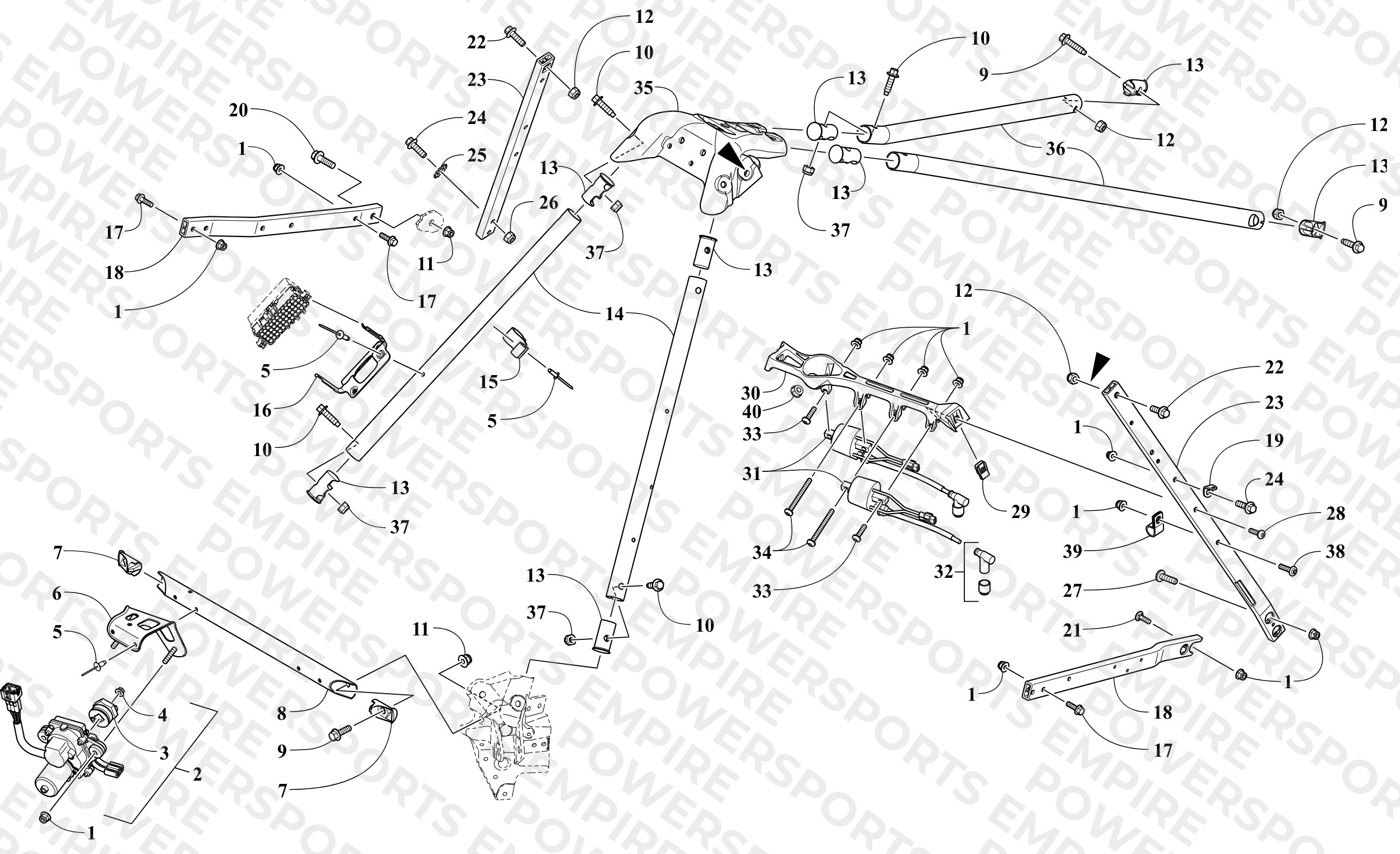 STEERING SUPPORT ASSEMBLY