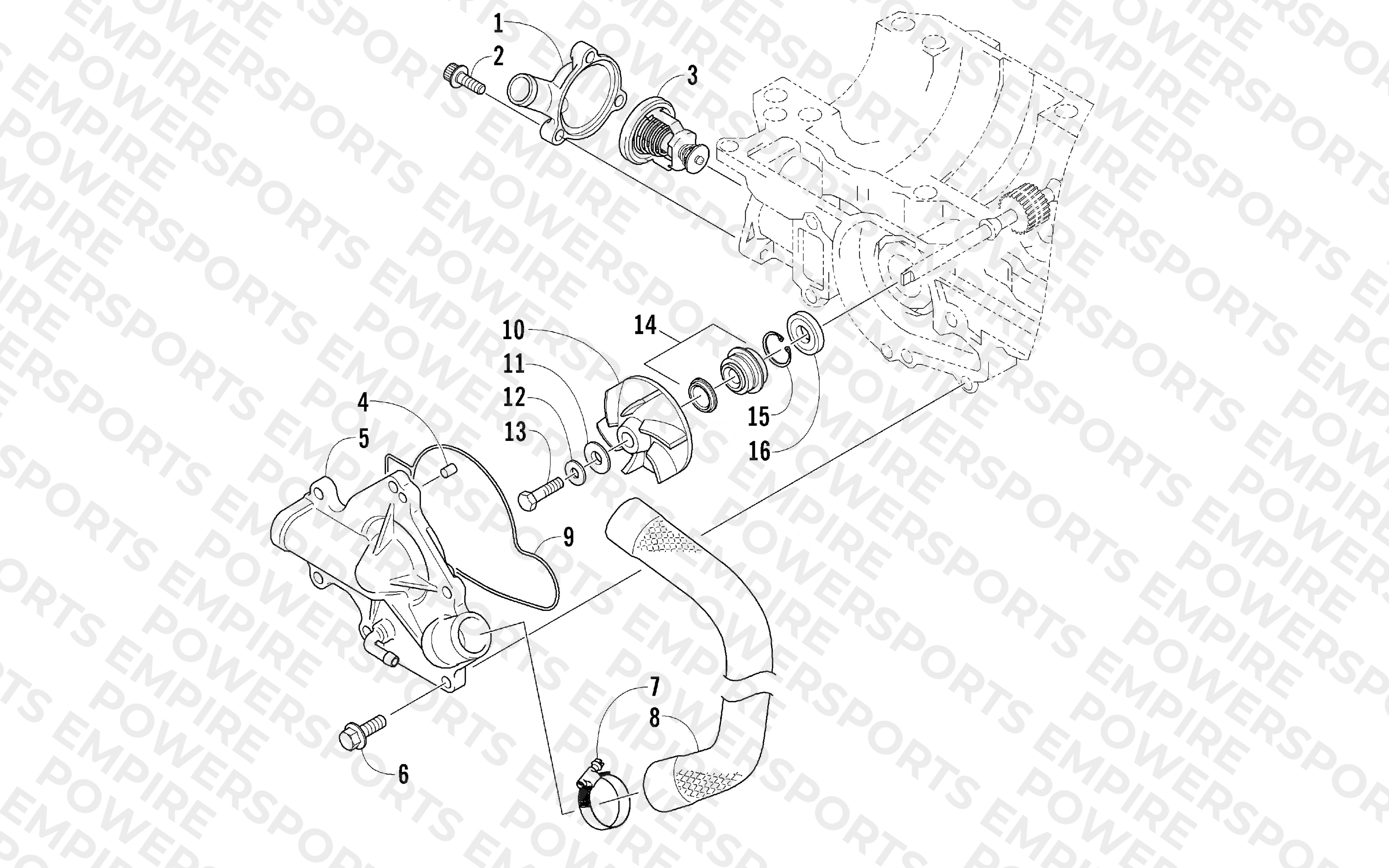 WATER PUMP/WATER MANIFOLD