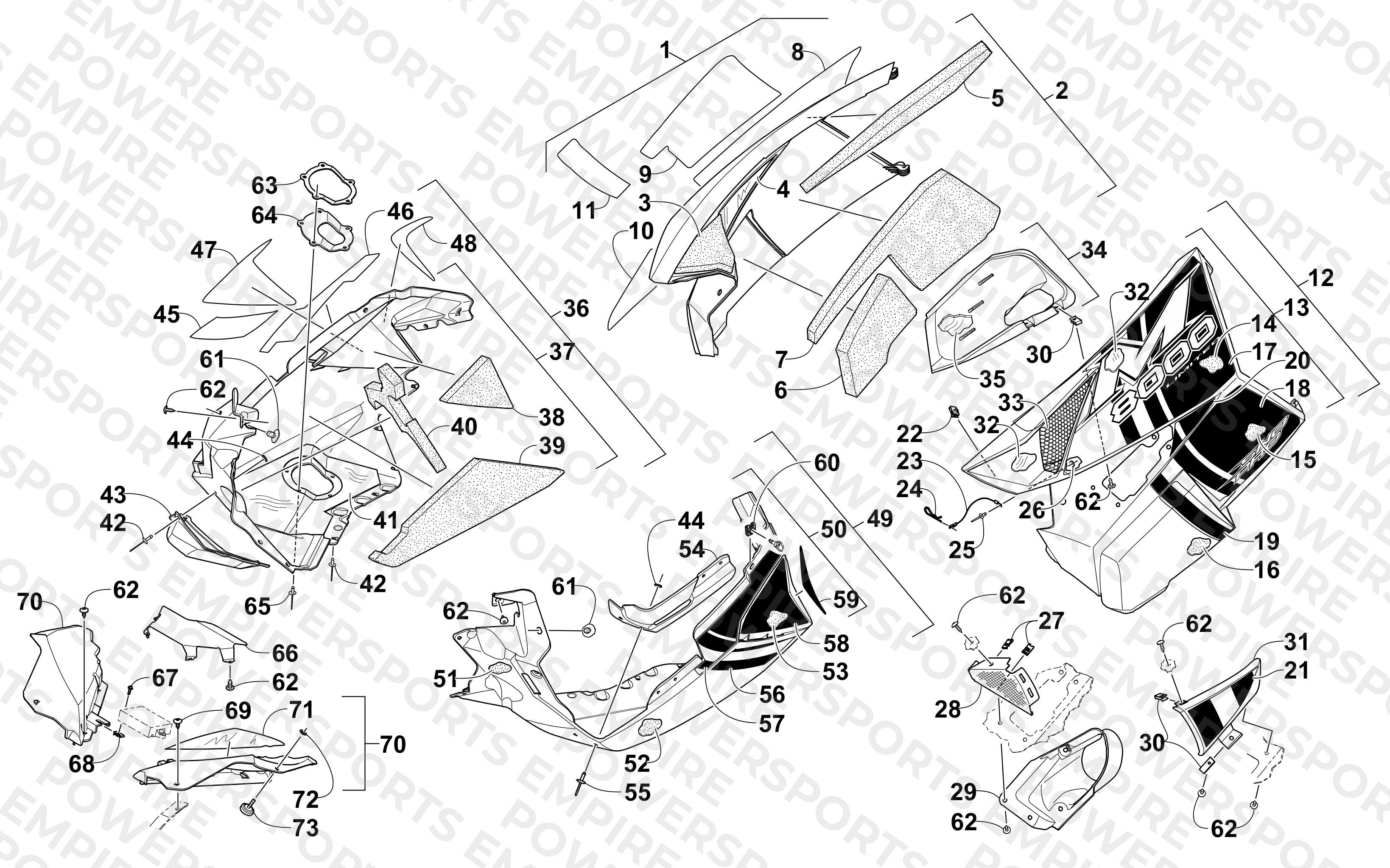 SKID PLATE AND SIDE PANEL ASSEMBLY