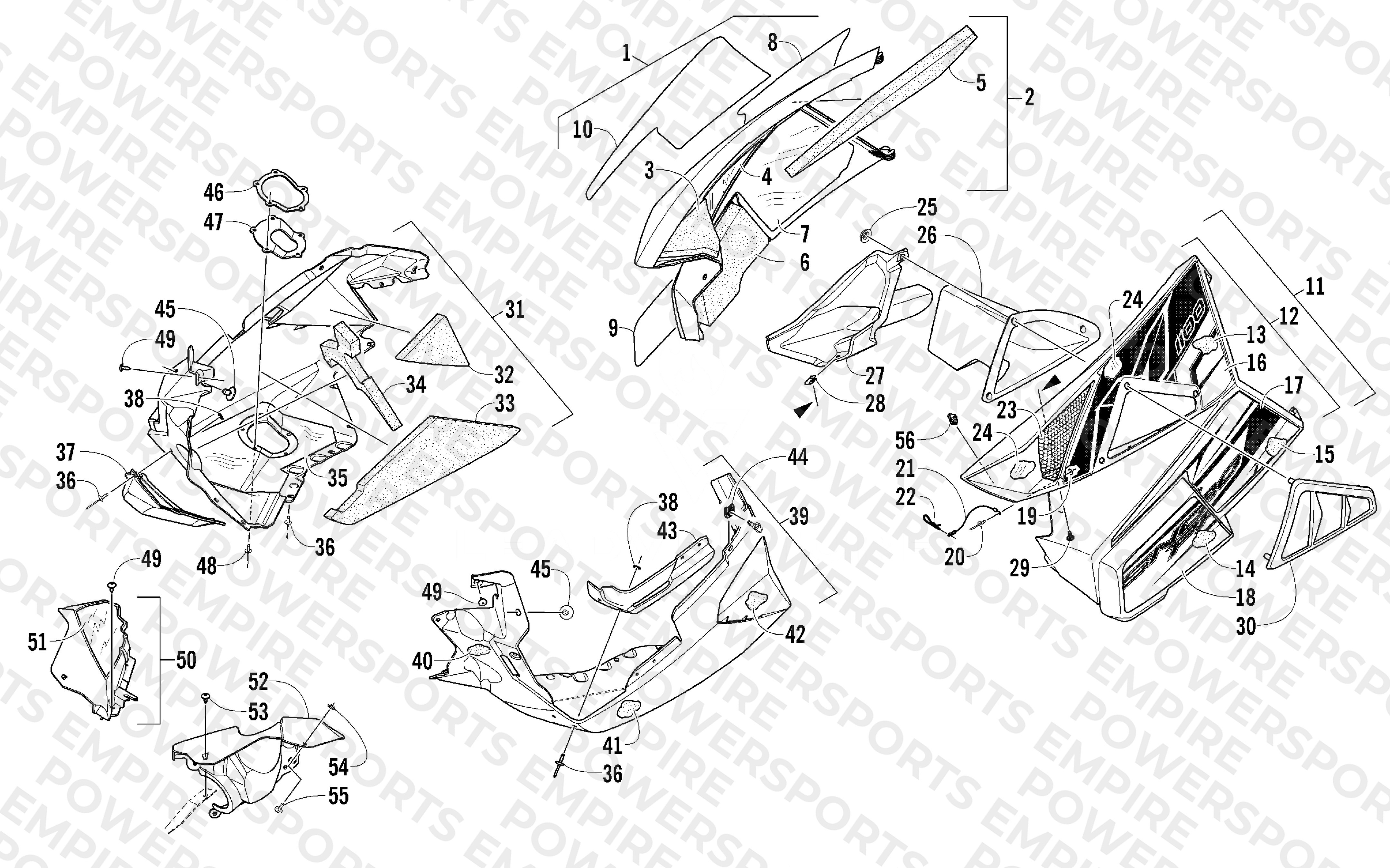 SKID PLATE AND SIDE PANEL ASSEMBLY
