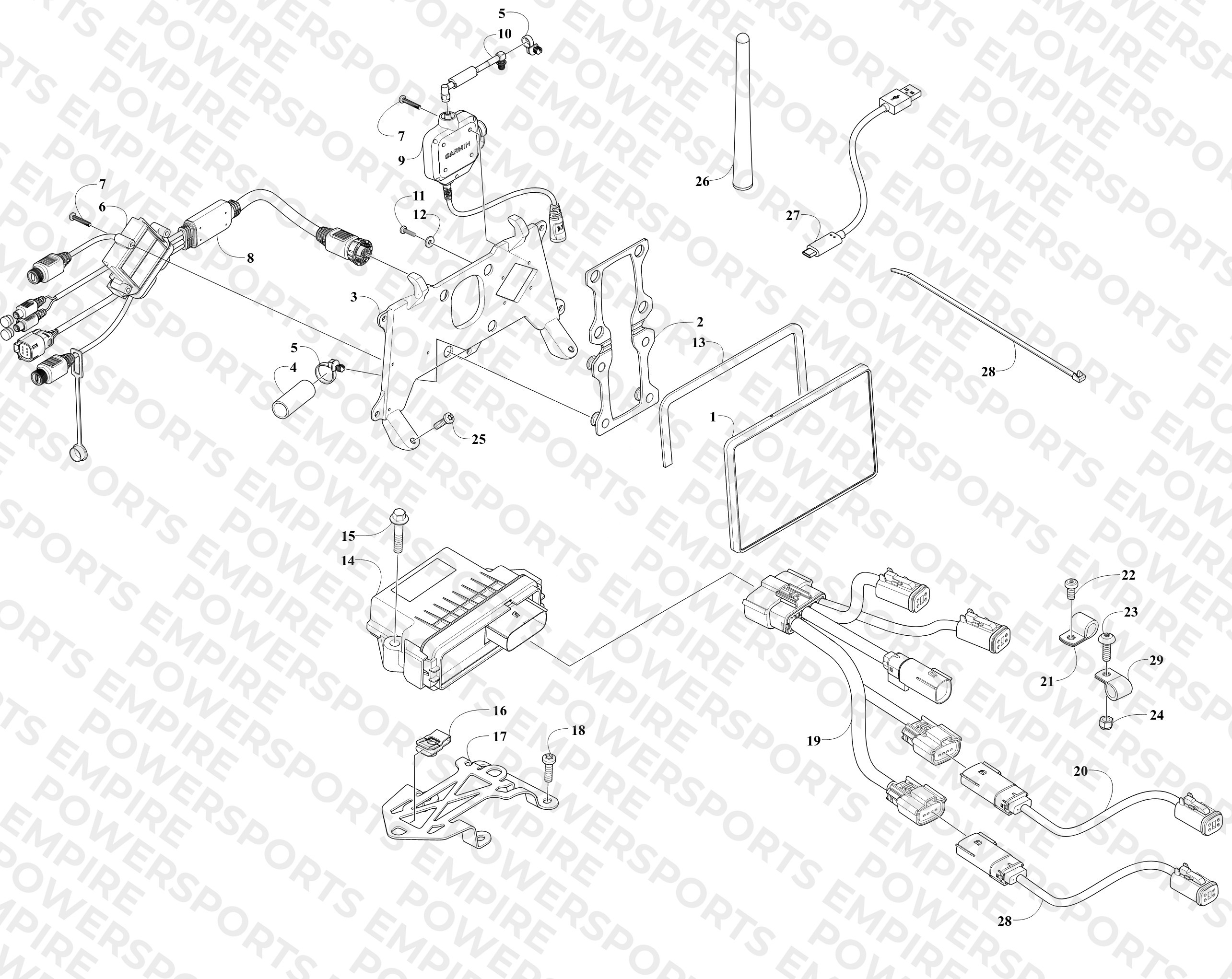 ELECTRICAL COMPONENTS, GARMIN AND ATAC