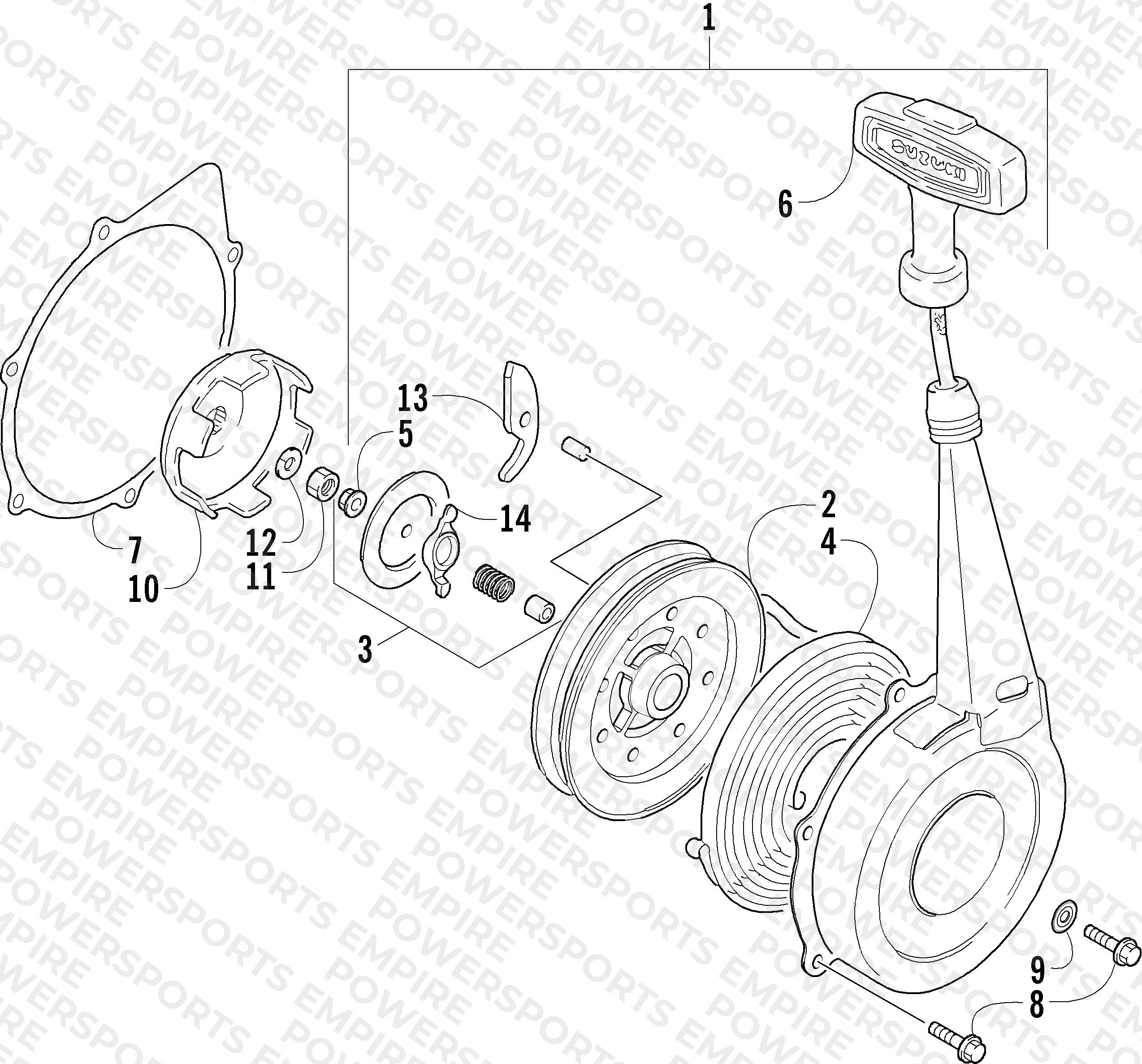 RECOIL STARTER ASSEMBLY
