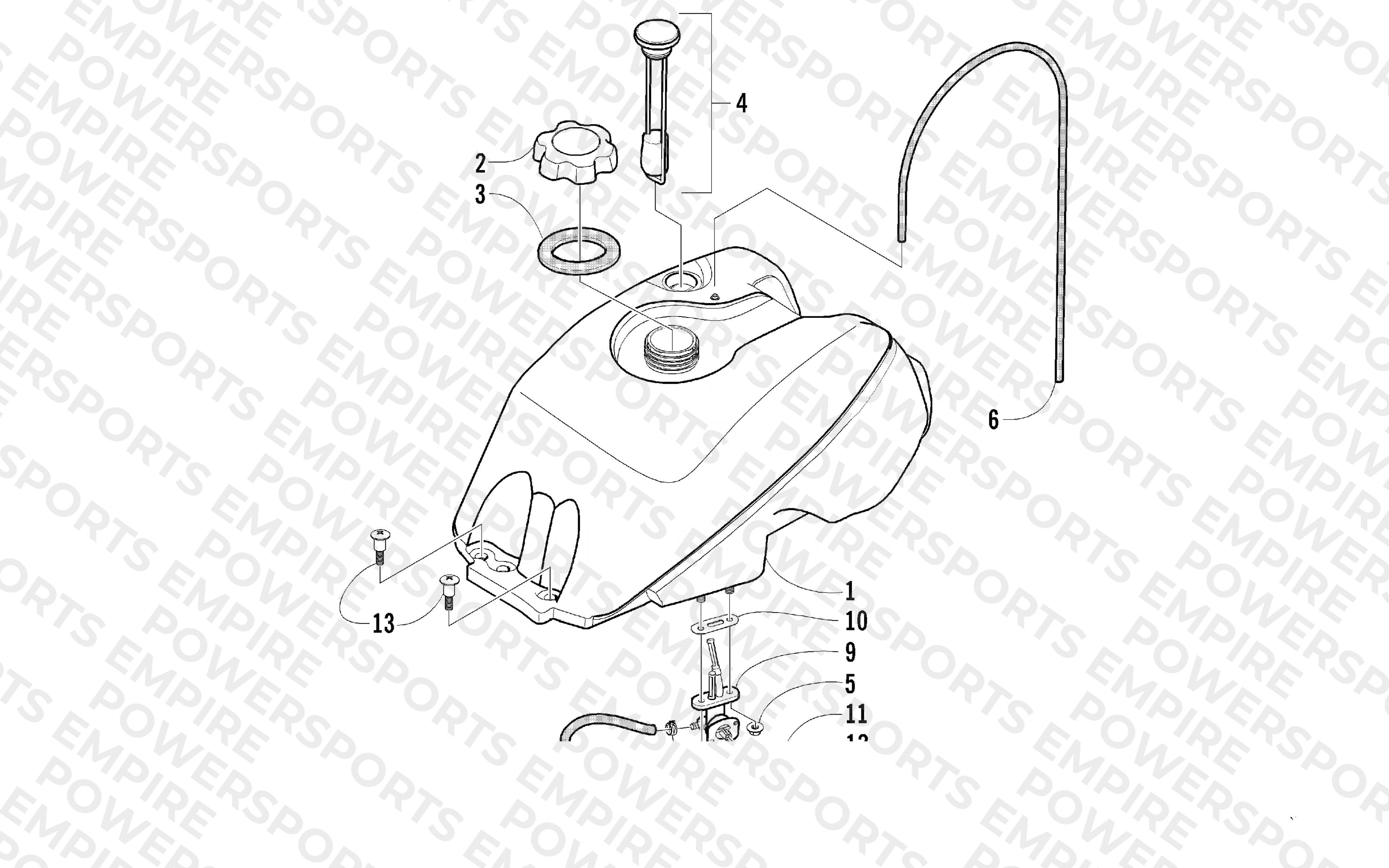 GAS TANK ASSEMBLY