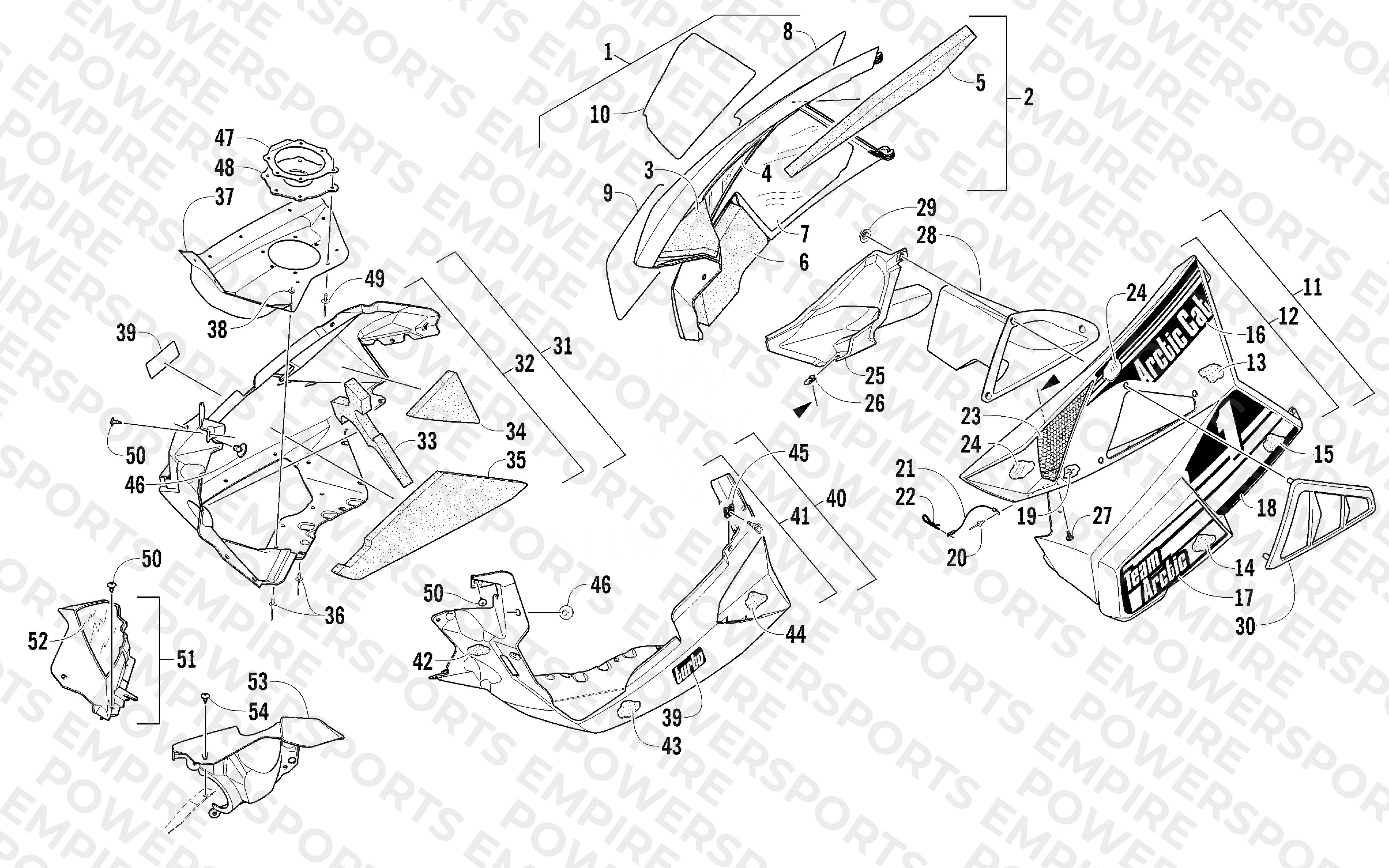 SKID PLATE AND SIDE PANEL ASSEMBLY