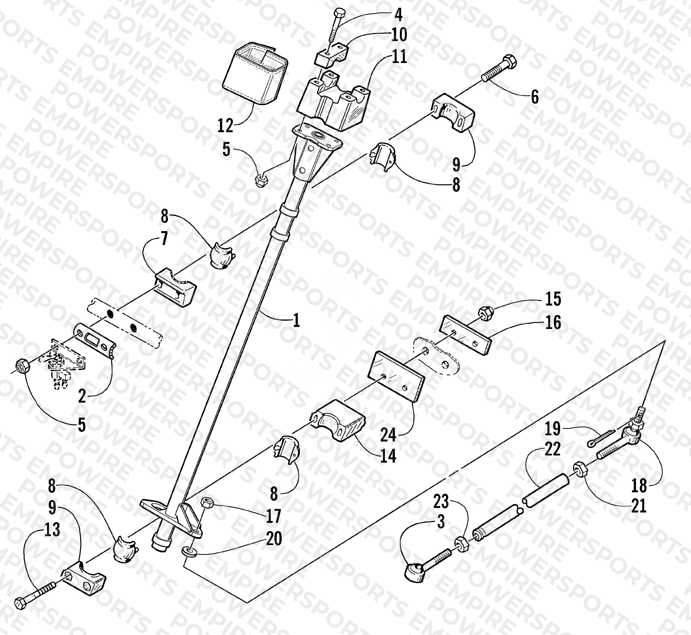 STEERING POST ASSEMBLY