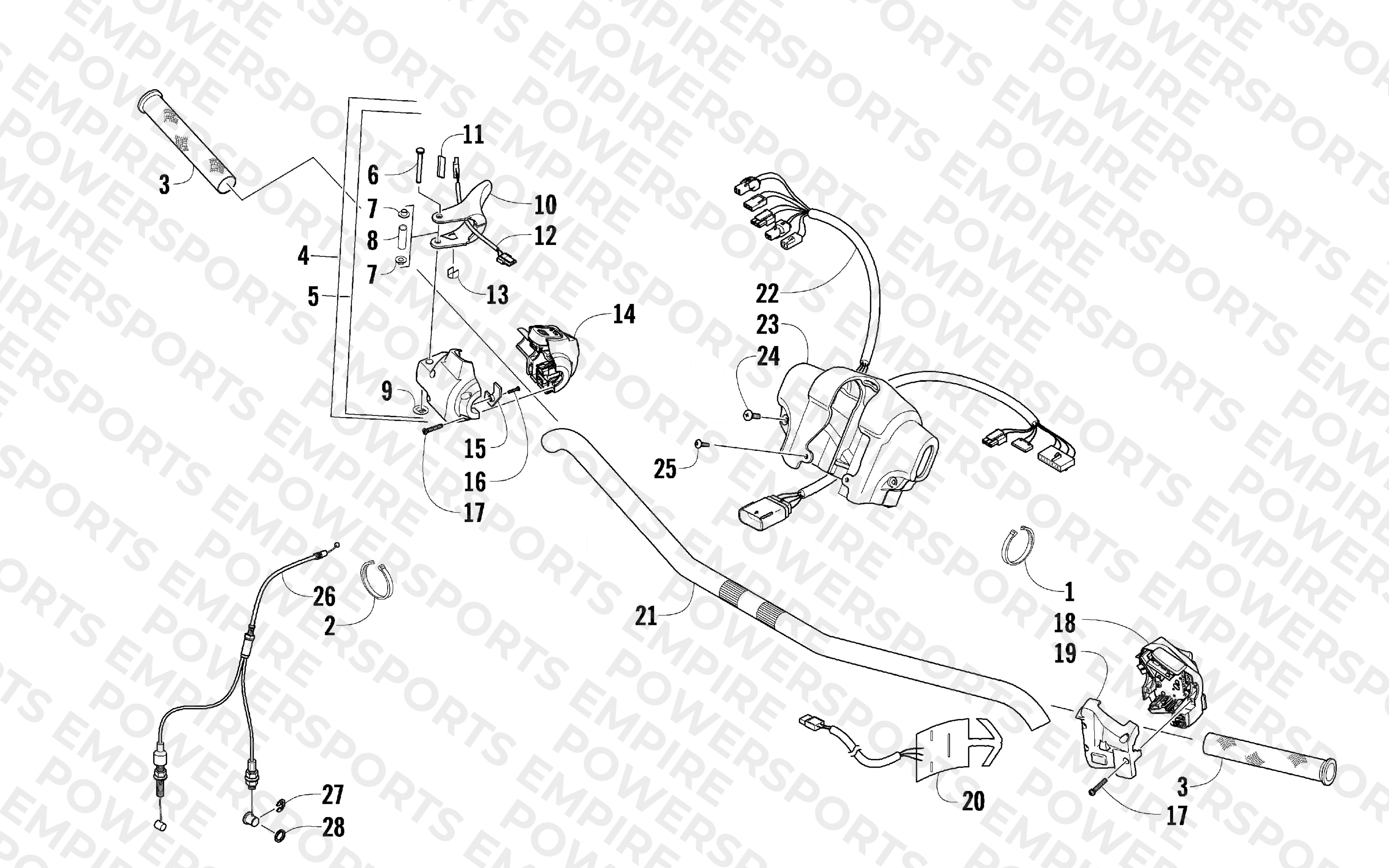 HANDLEBAR AND CONTROLS