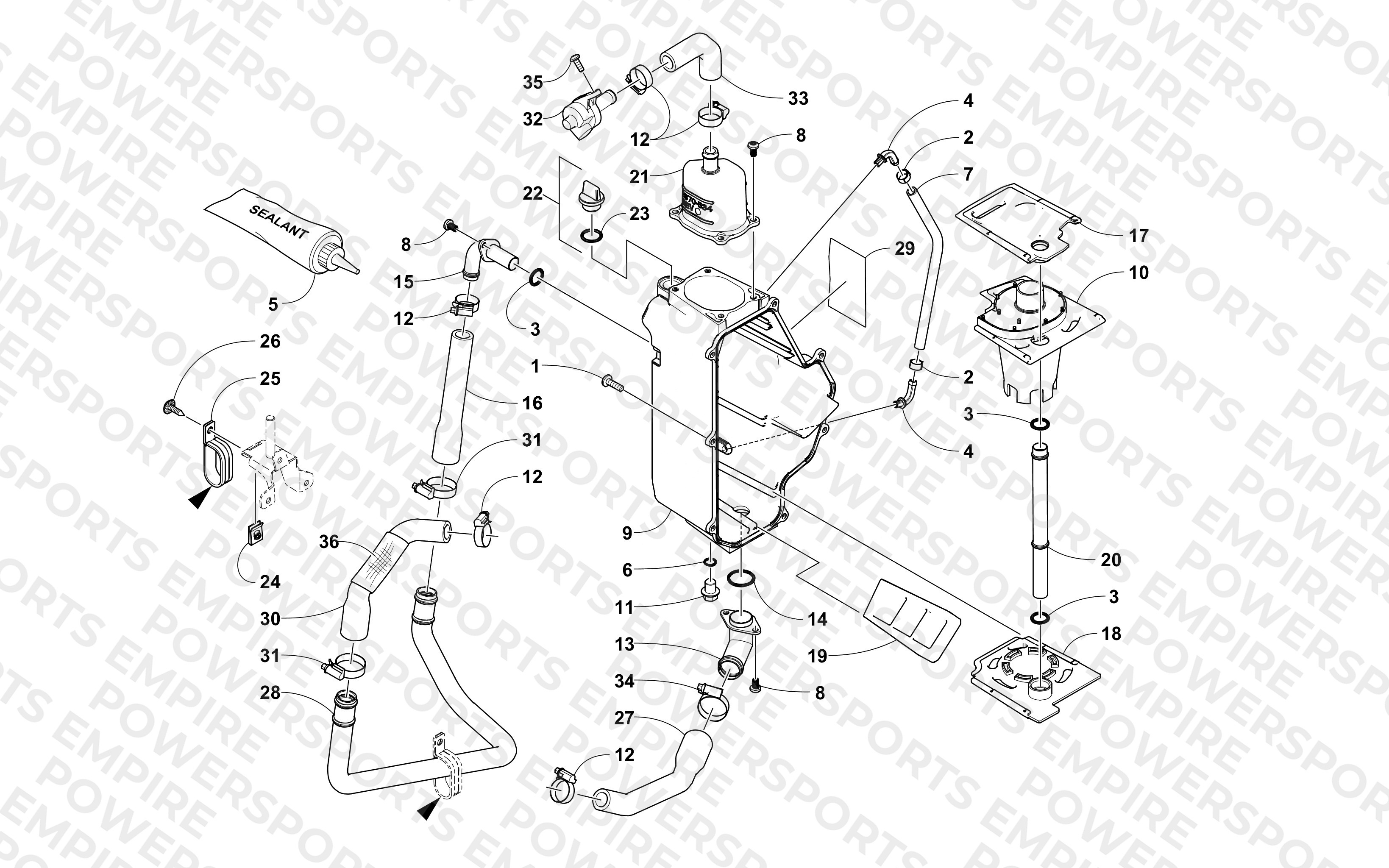 OIL TANK ASSEMBLY