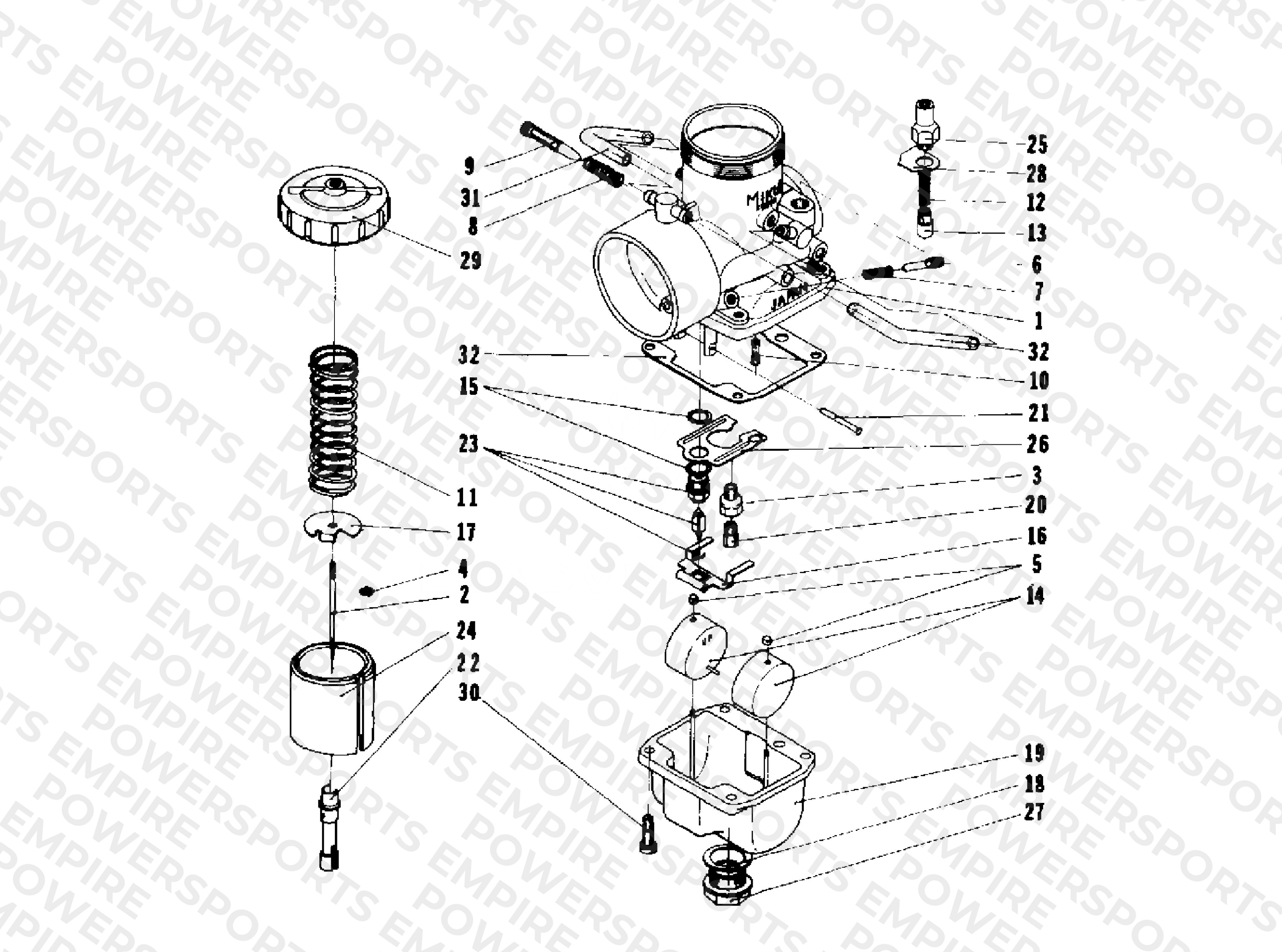 CARBURETOR VW38-16