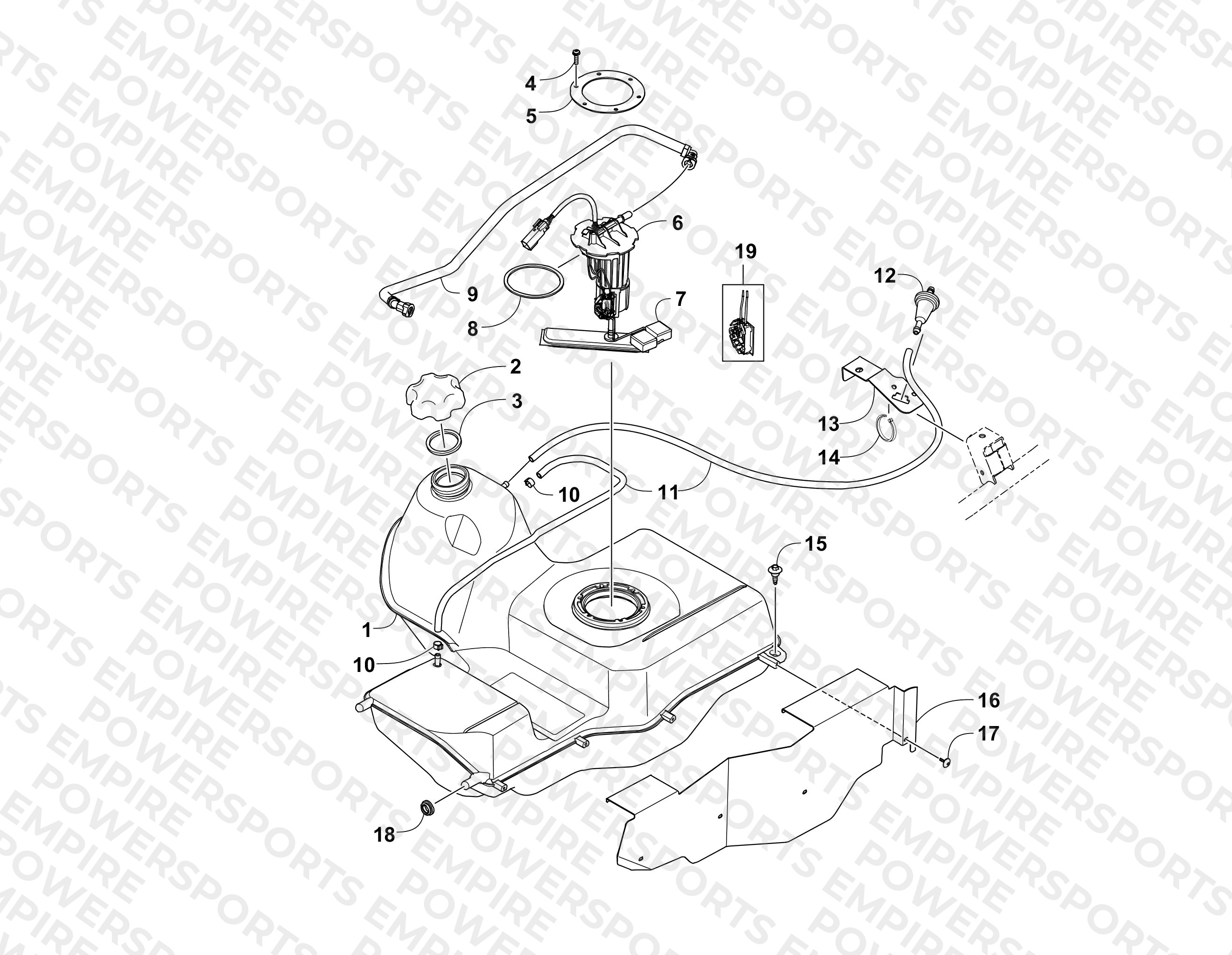 GAS TANK ASSEMBLY