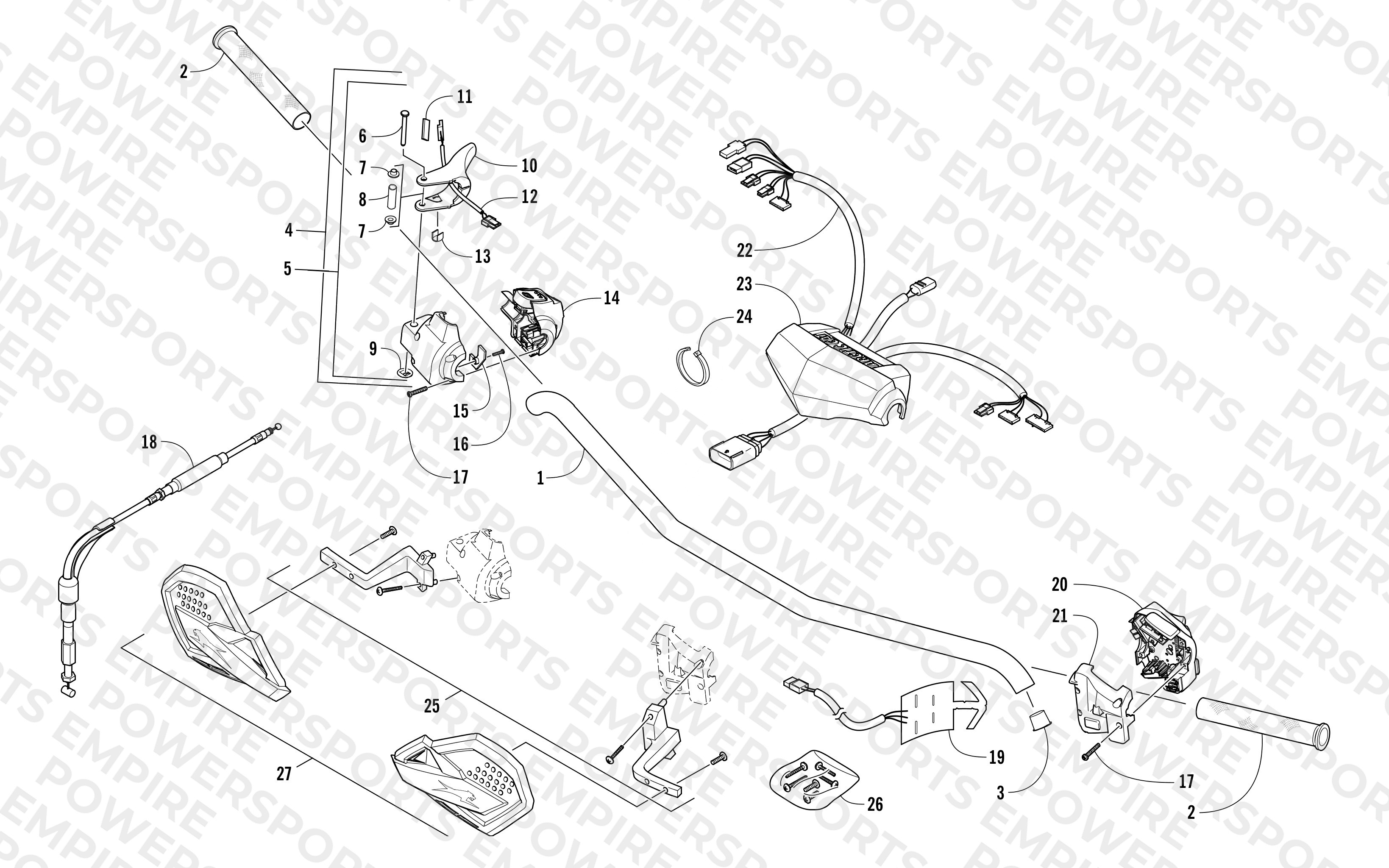 HANDLEBAR AND CONTROLS