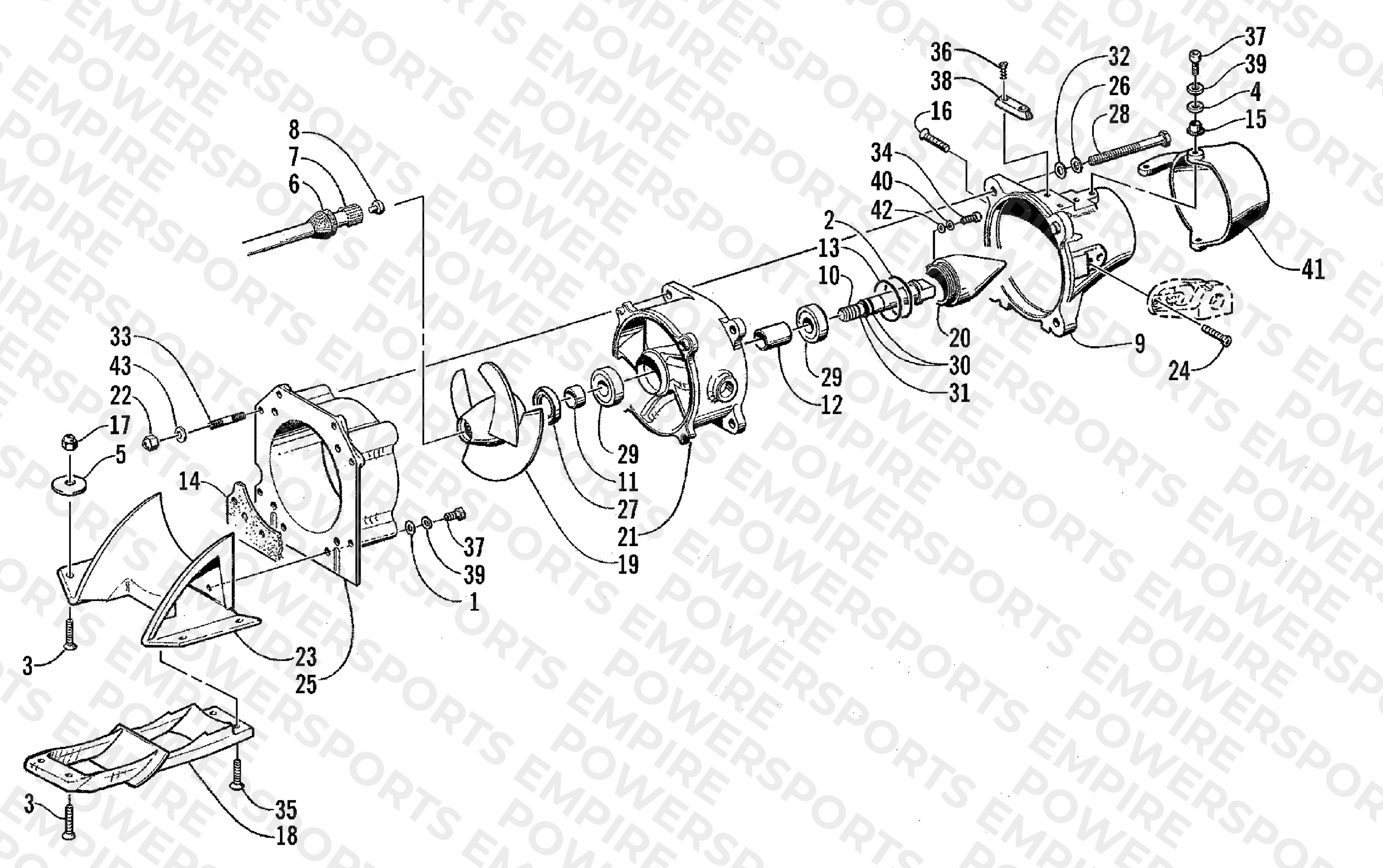 IMPELLER DRIVE ASSEMBLY