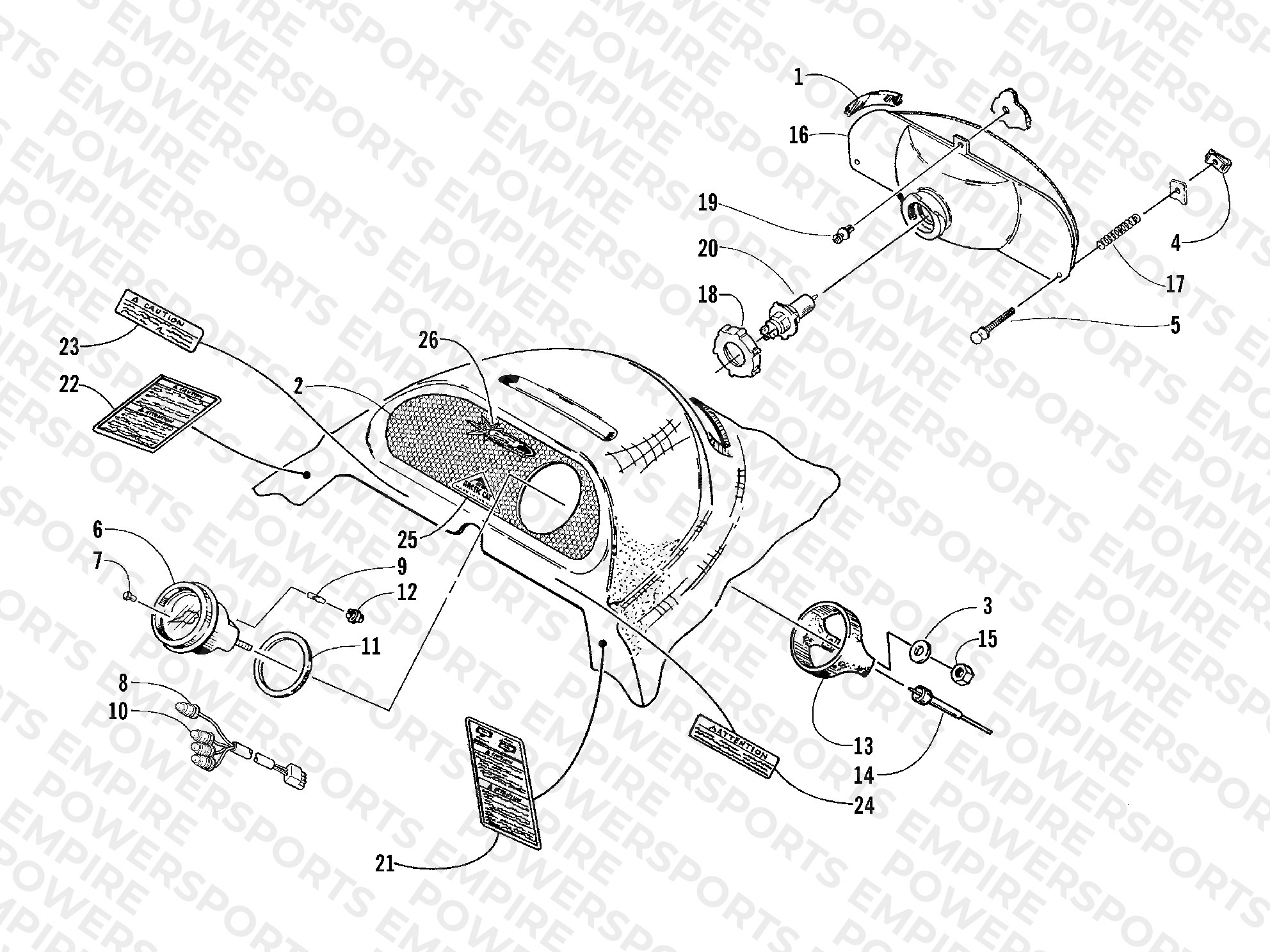 HEADLIGHT AND INSTRUMENT POD
