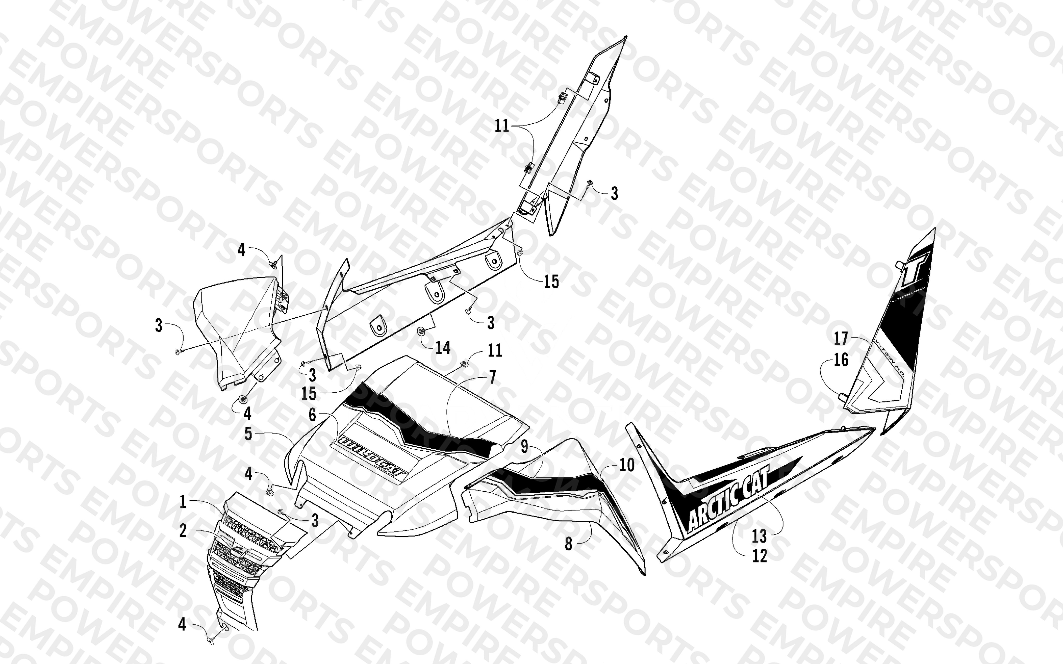 FRONT AND SIDE PANEL ASSEMBLIES