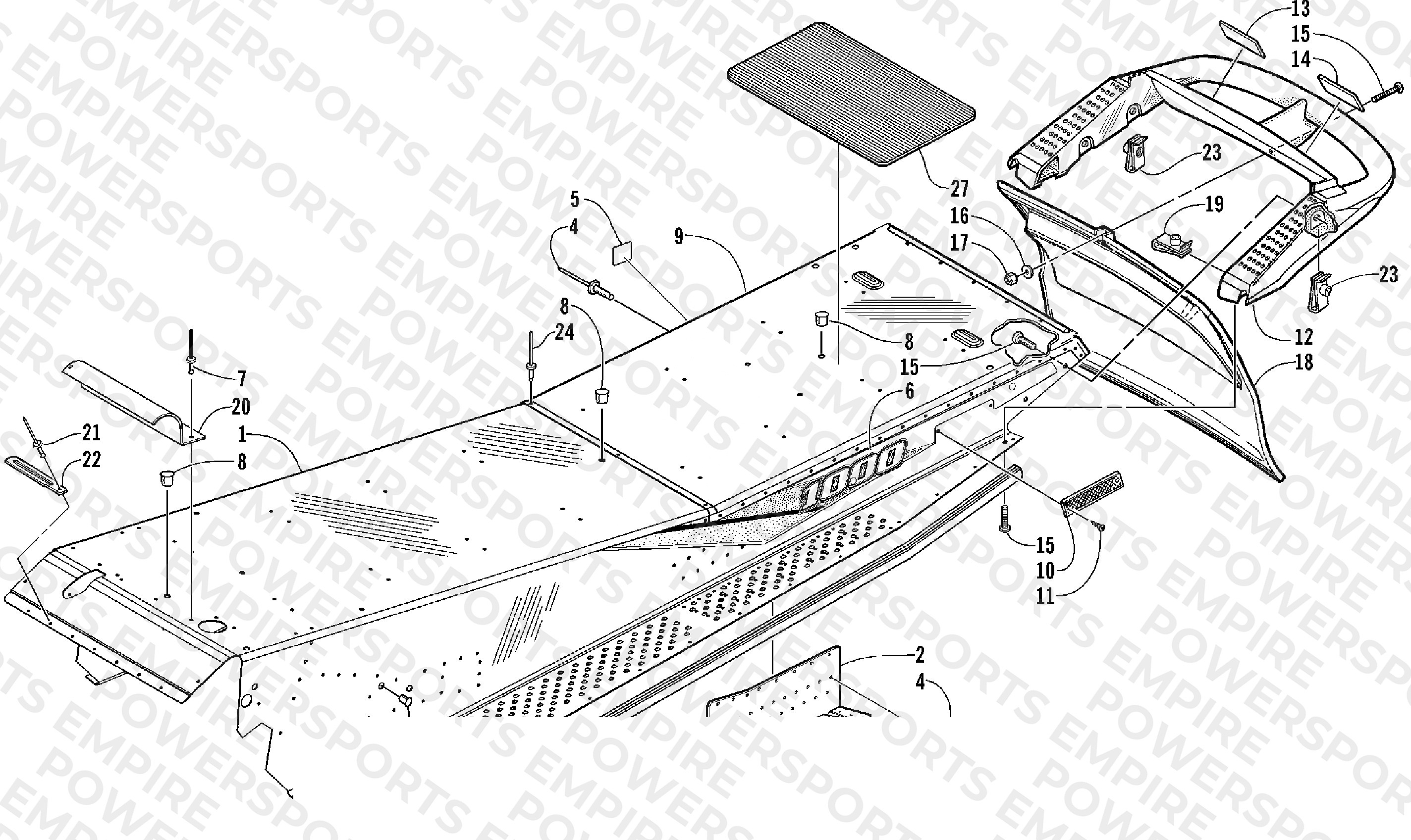 TUNNEL AND REAR BUMPER (MC)