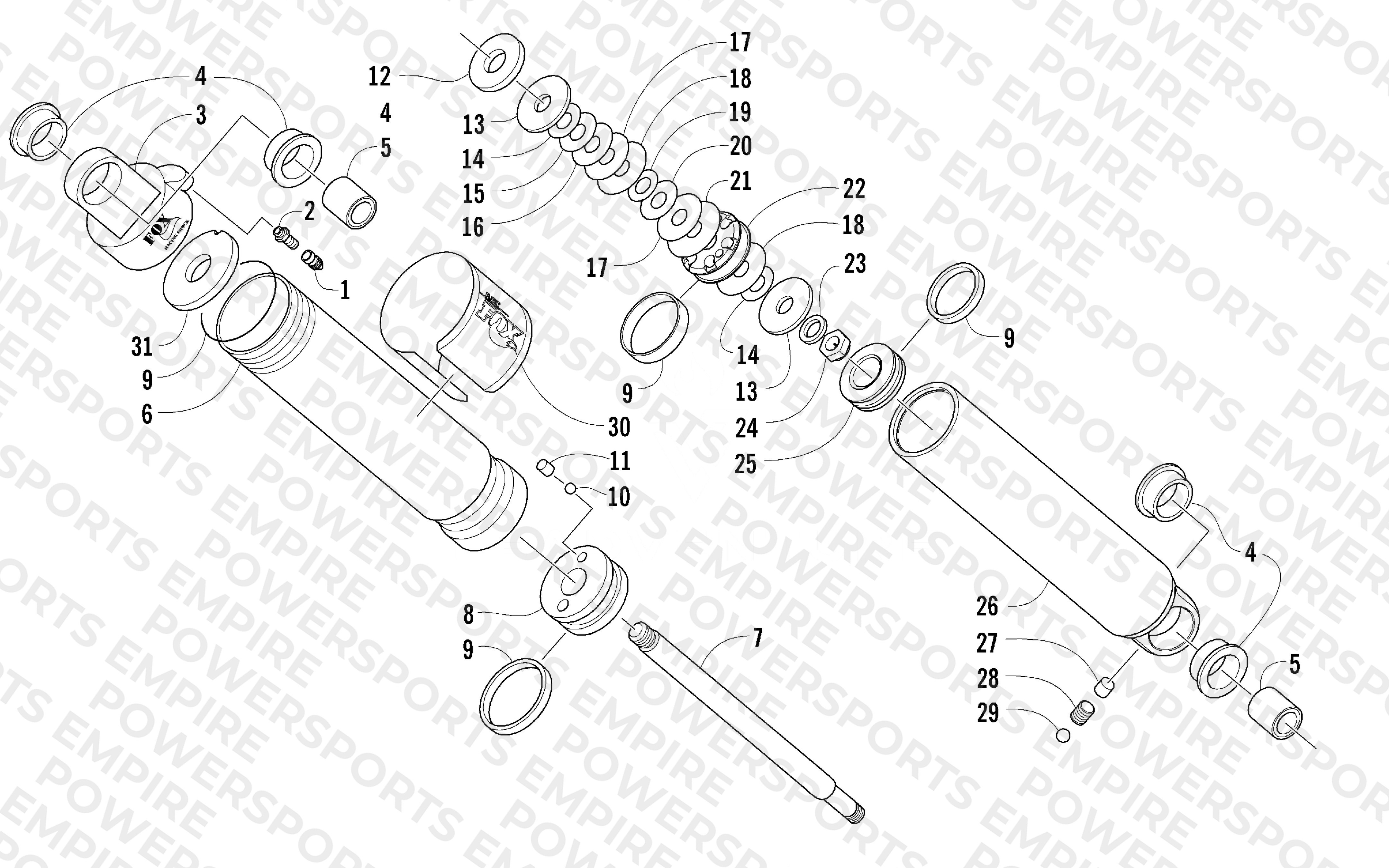 FRONT SUSPENSION SHOCK ABSORBER