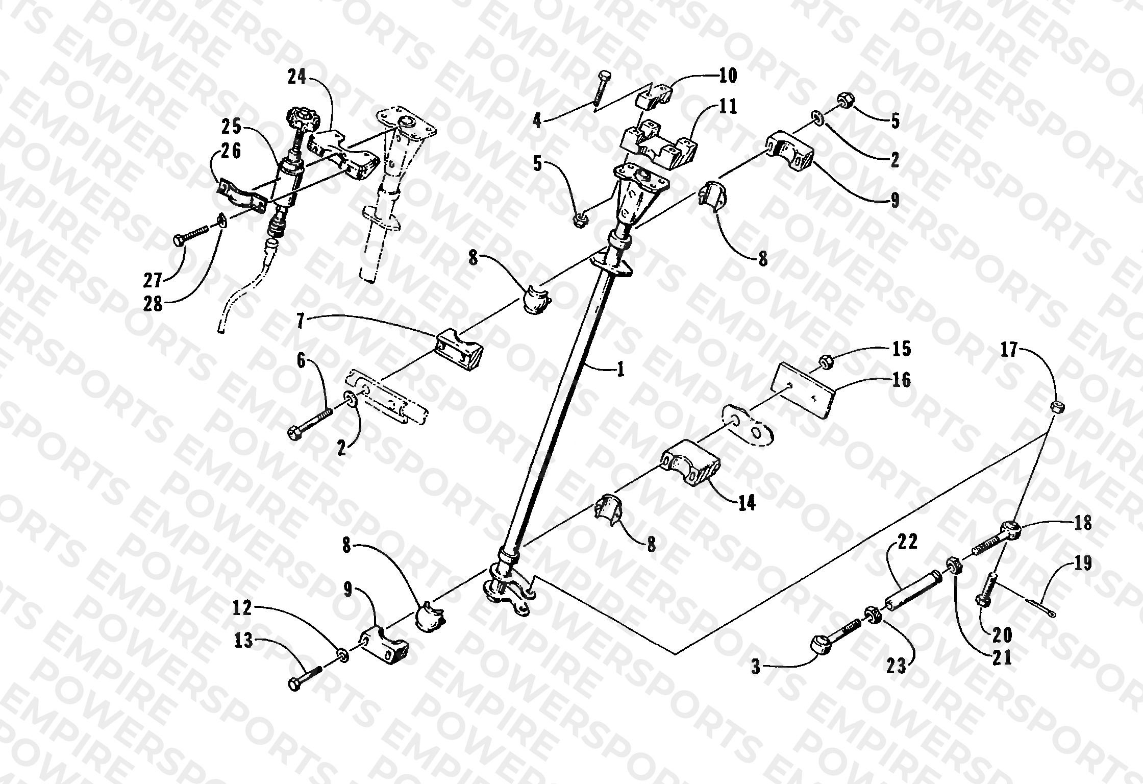 STEERING POST ASSEMBLY