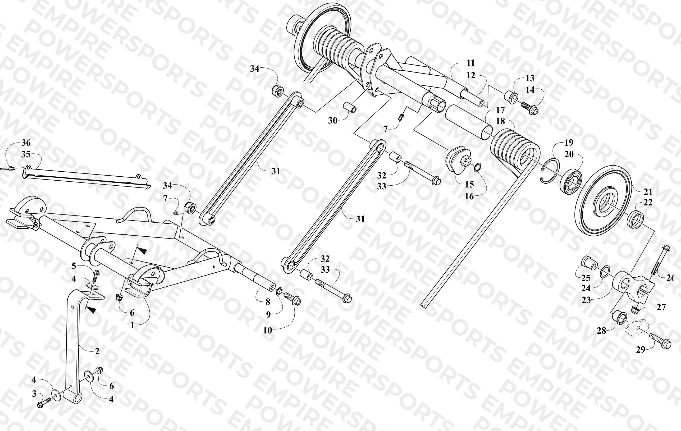 REAR SUSPENSION ARM ASSEMBLIES