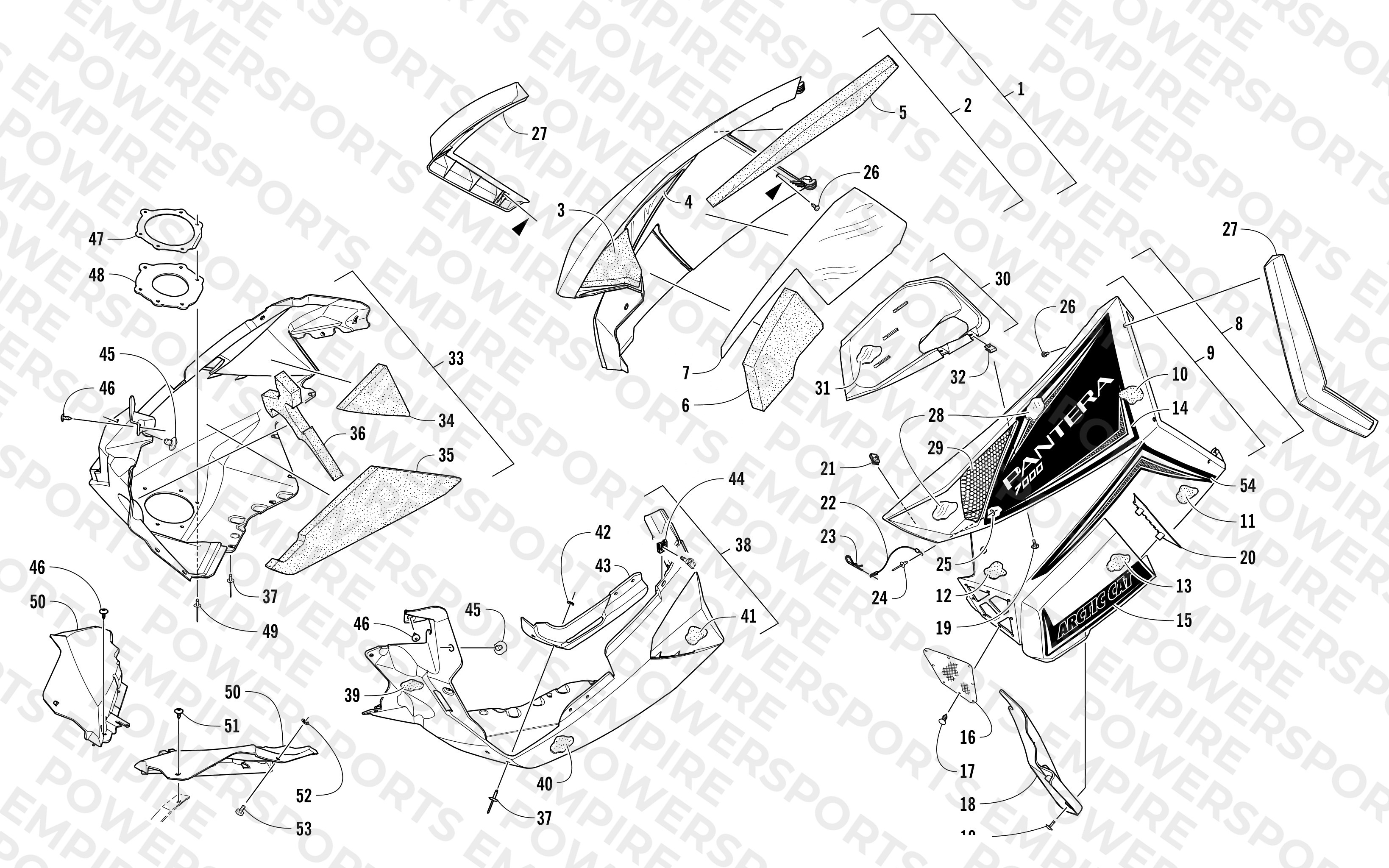 SKID PLATE AND SIDE PANEL ASSEMBLY