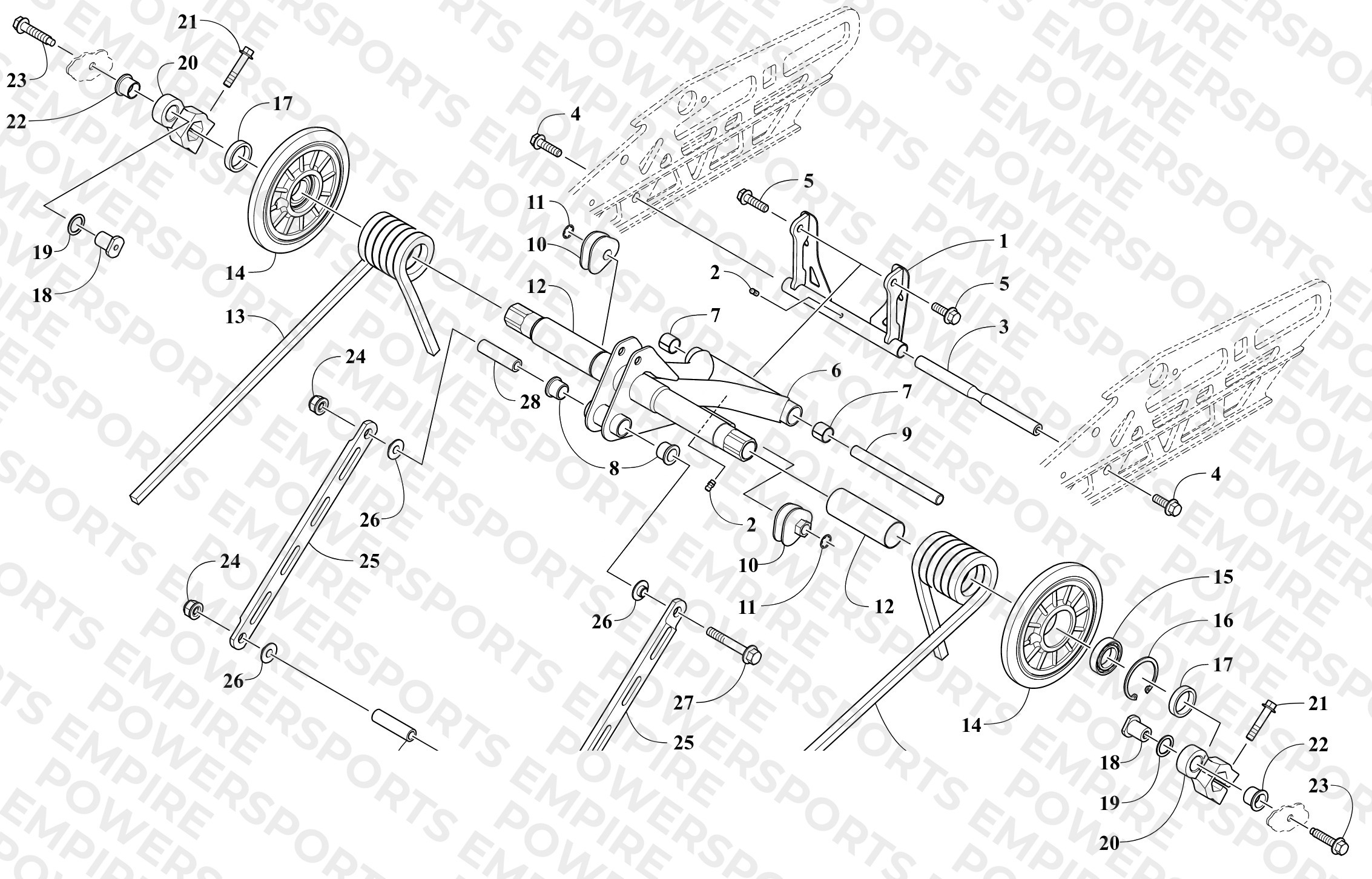 REAR SUSPENSION REAR ARM ASSEMBLY