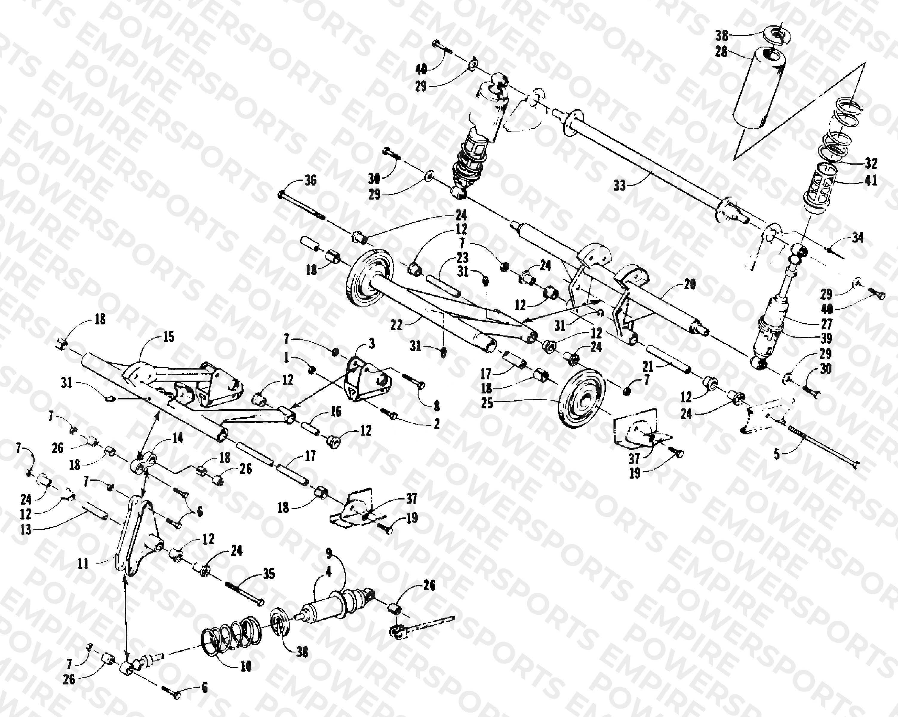 REAR SUSPENSION ARM ASSEMBLIES