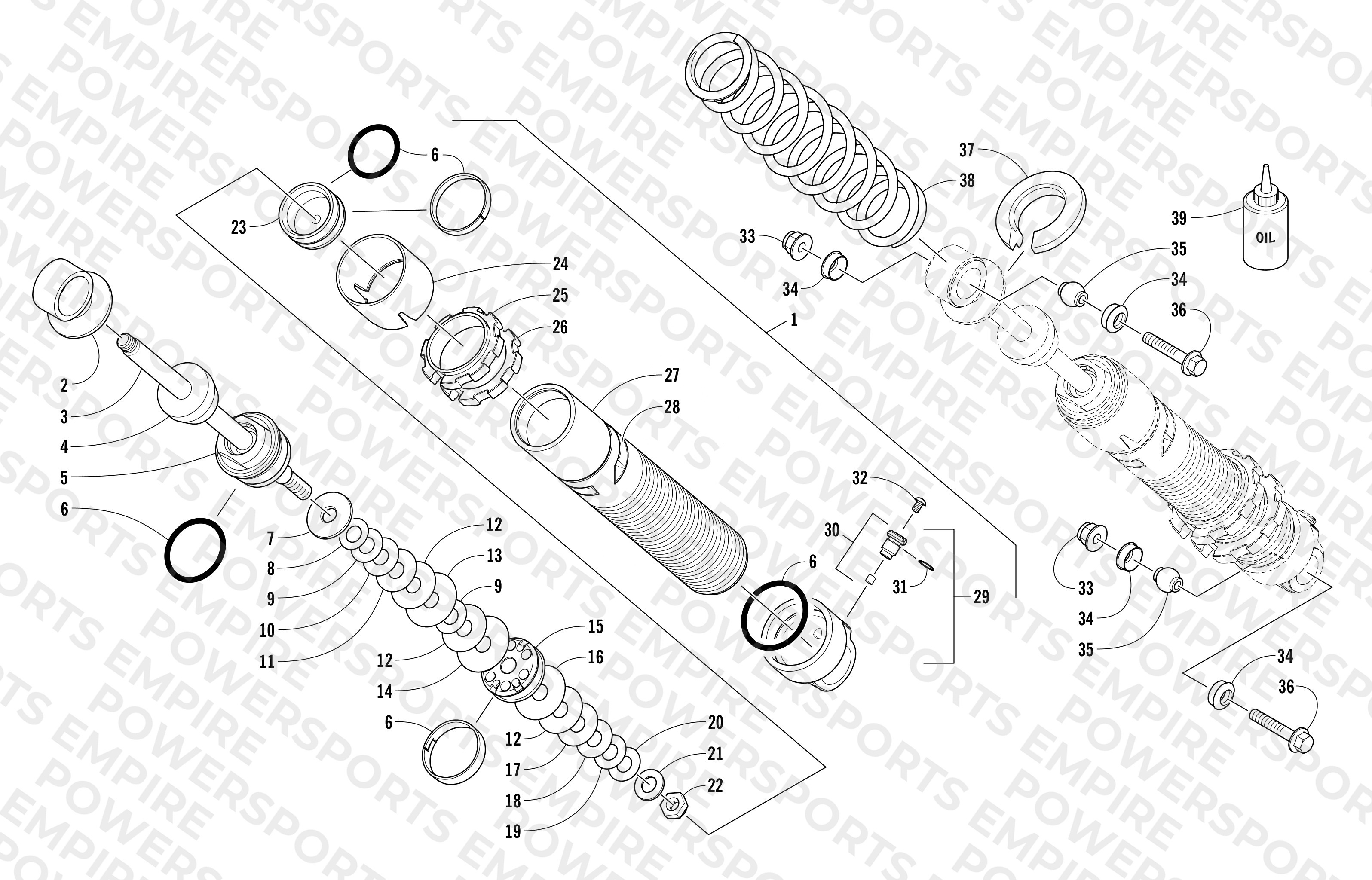 FRONT SUSPENSION SHOCK ABSORBER ASSEMBLY