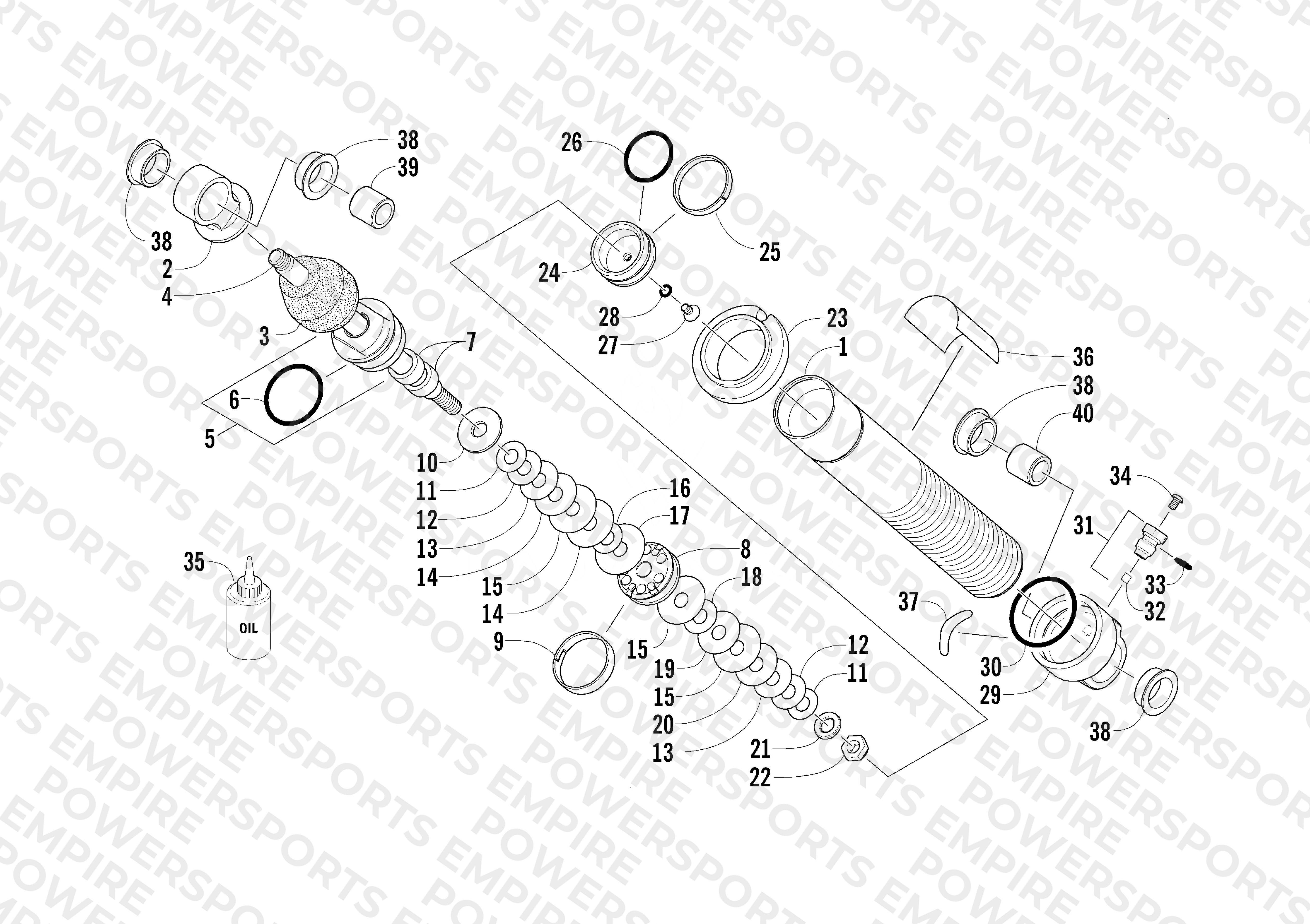FRONT SUSPENSION SHOCK ABSORBER