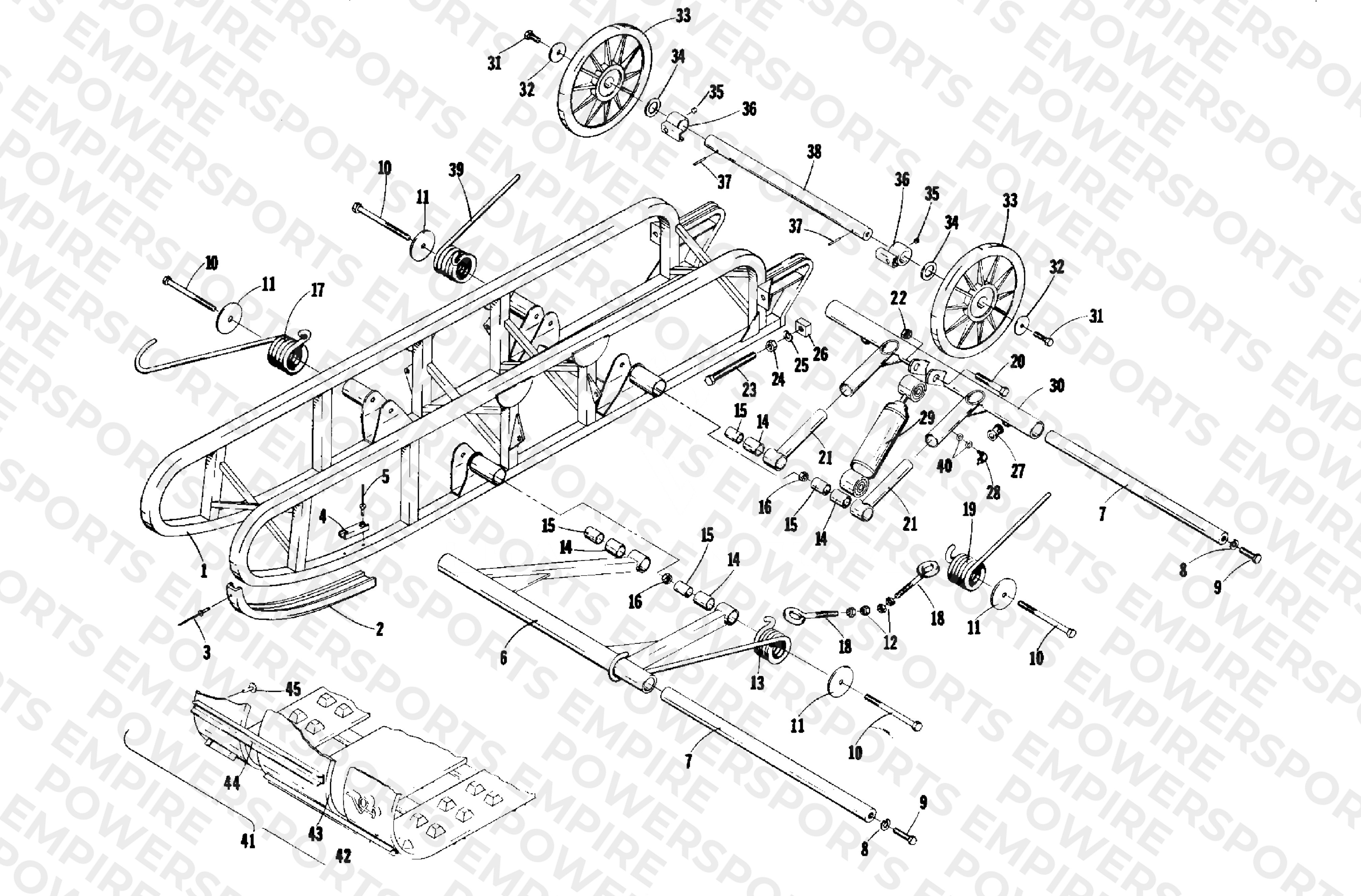 UNDERCARRIAGE AND TRACK