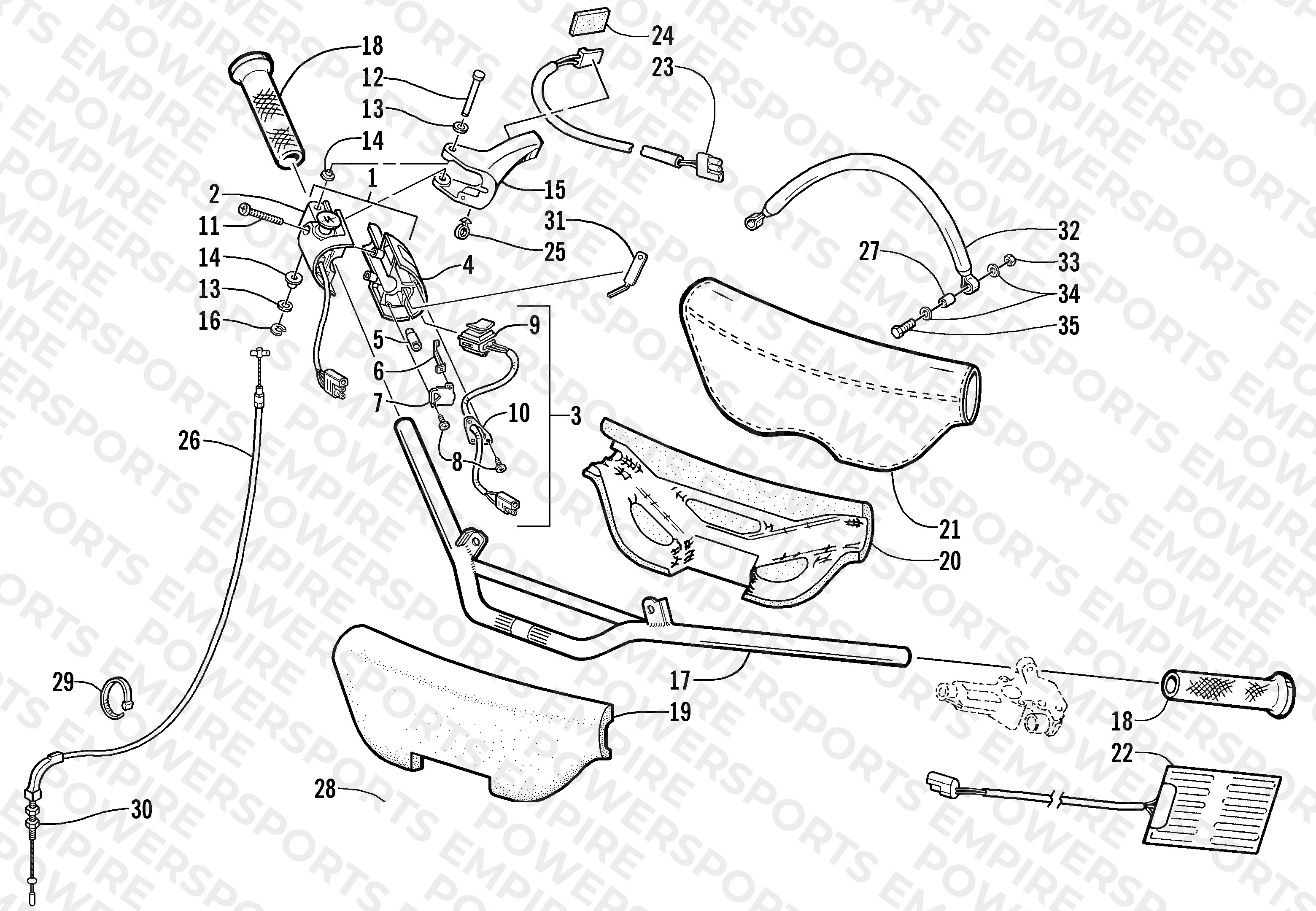 HANDLEBAR AND CONTROLS