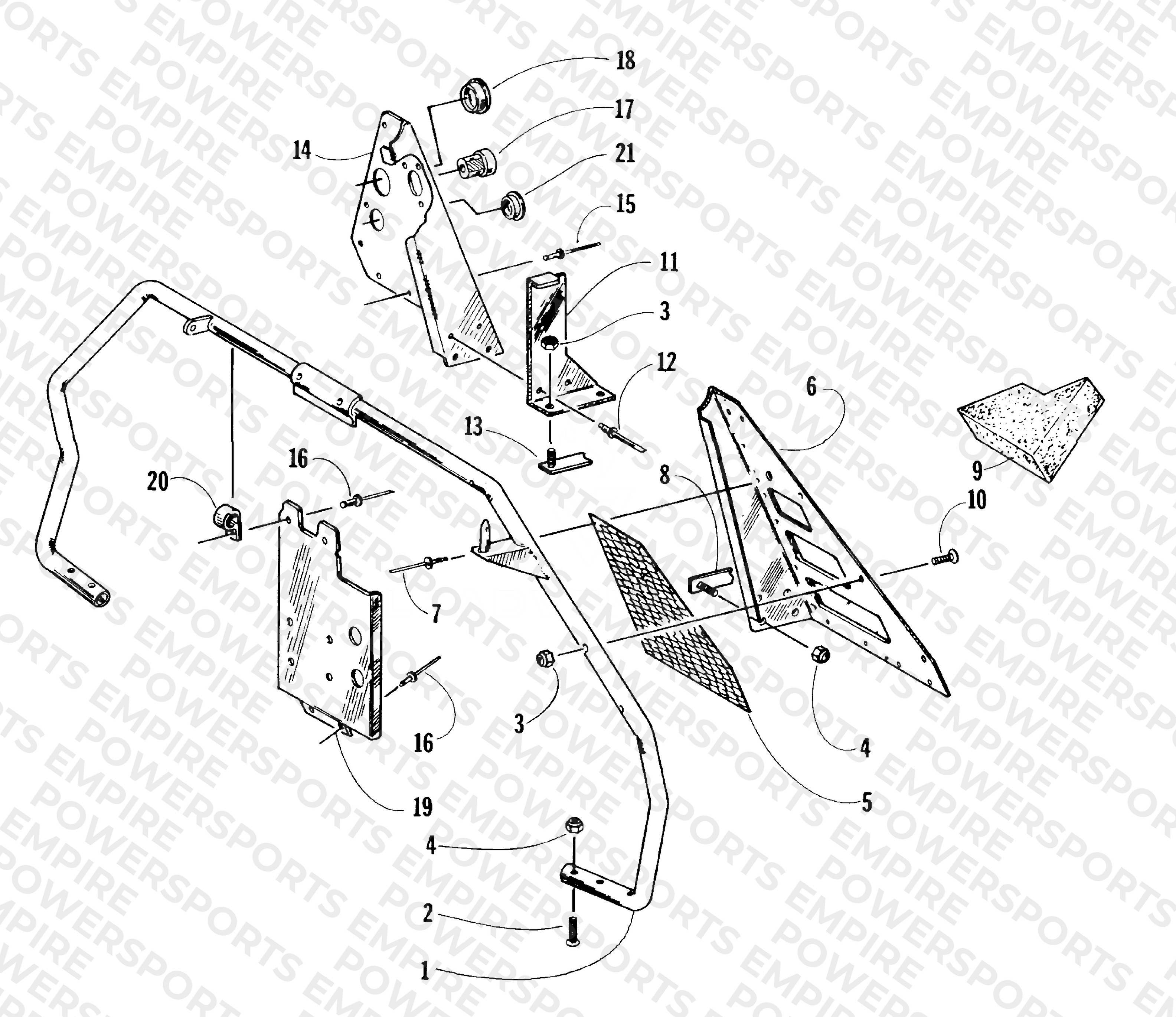 STEERING SUPPORT ASSEMBLY