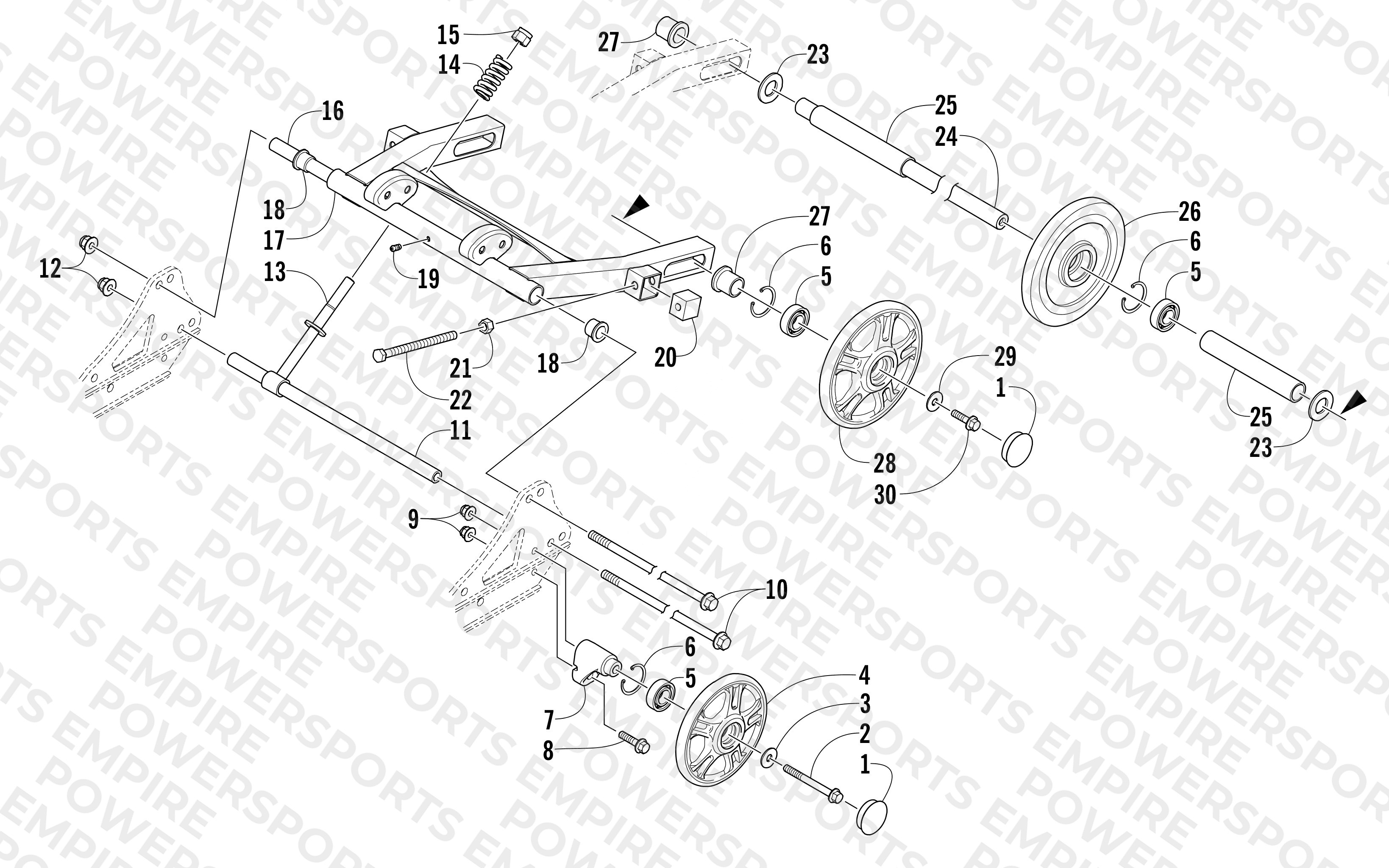 ARTICULATING SKID FRAME ASSEMBLY
