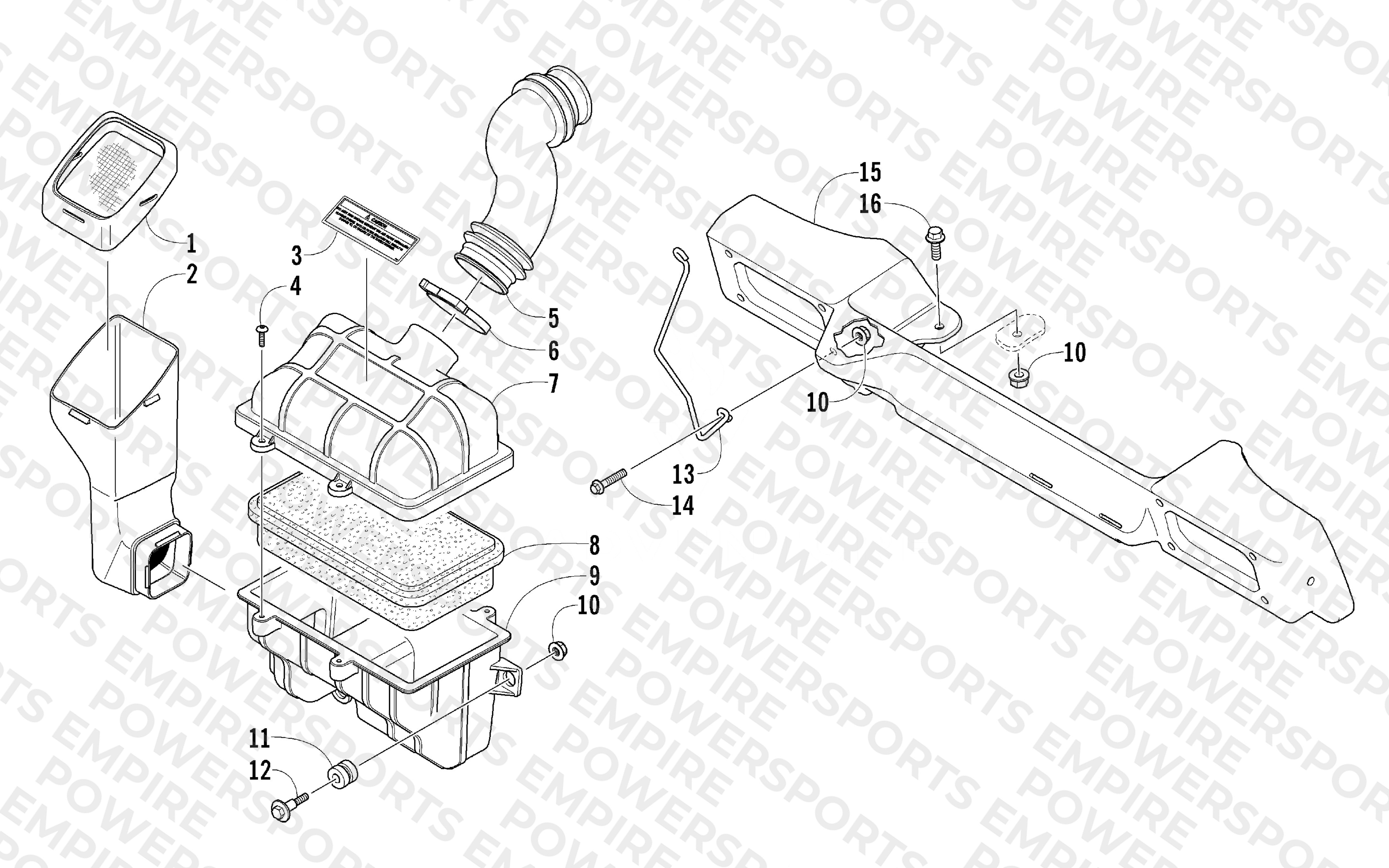 AIR SILENCER ASSEMBLY