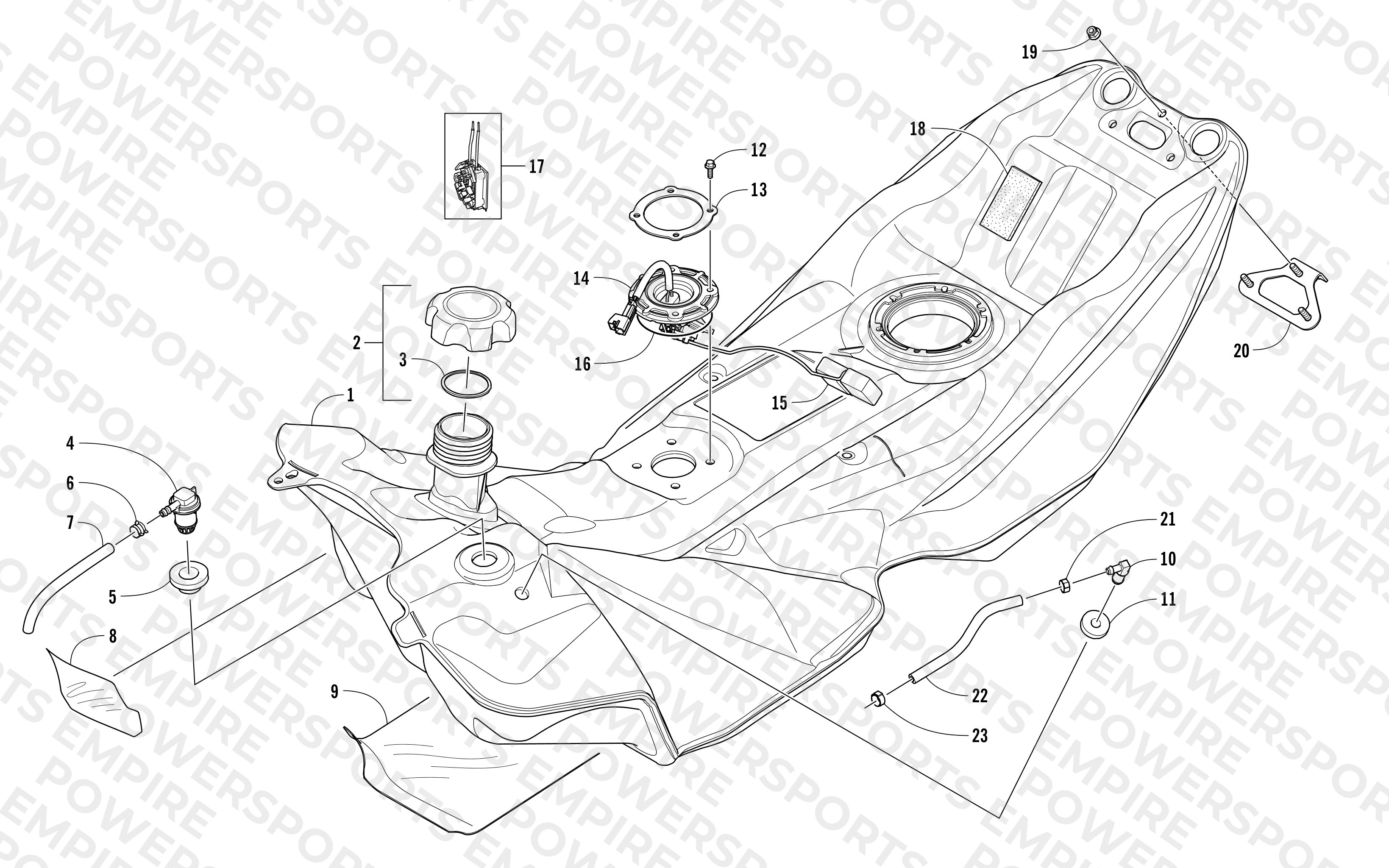 GAS TANK ASSEMBLY