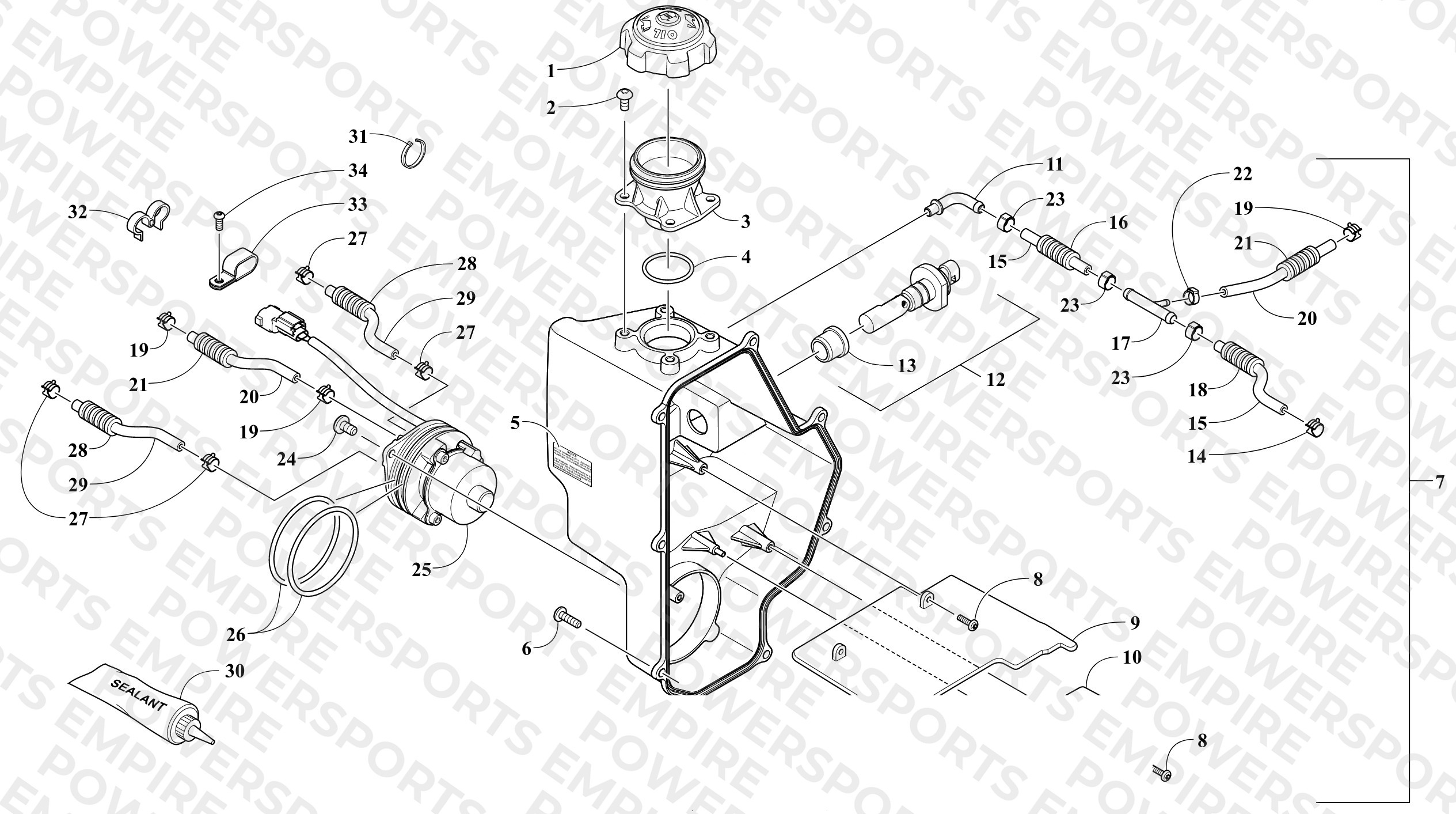 OIL TANK ASSEMBLY