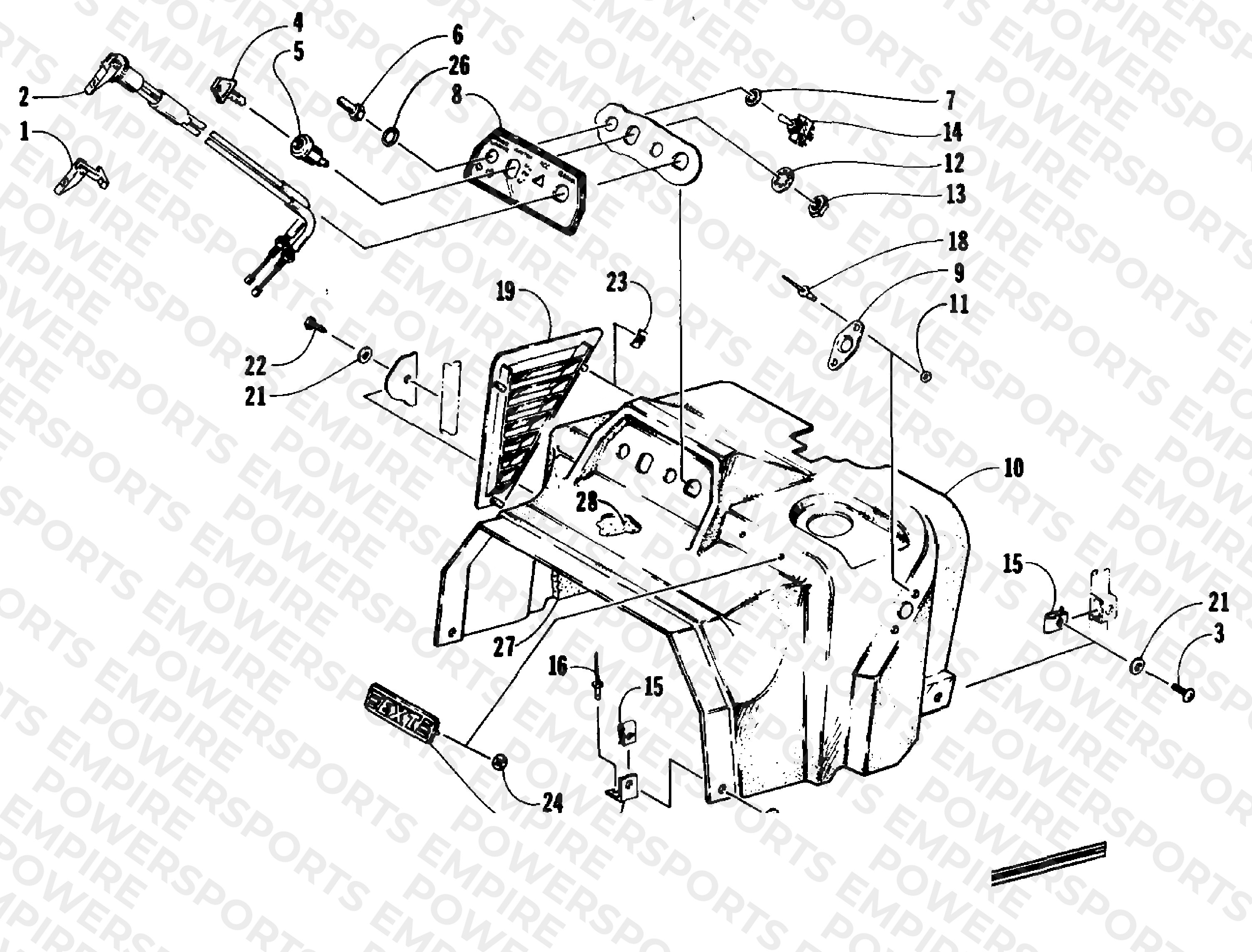 SWITCH AND CONSOLE ASSEMBLY