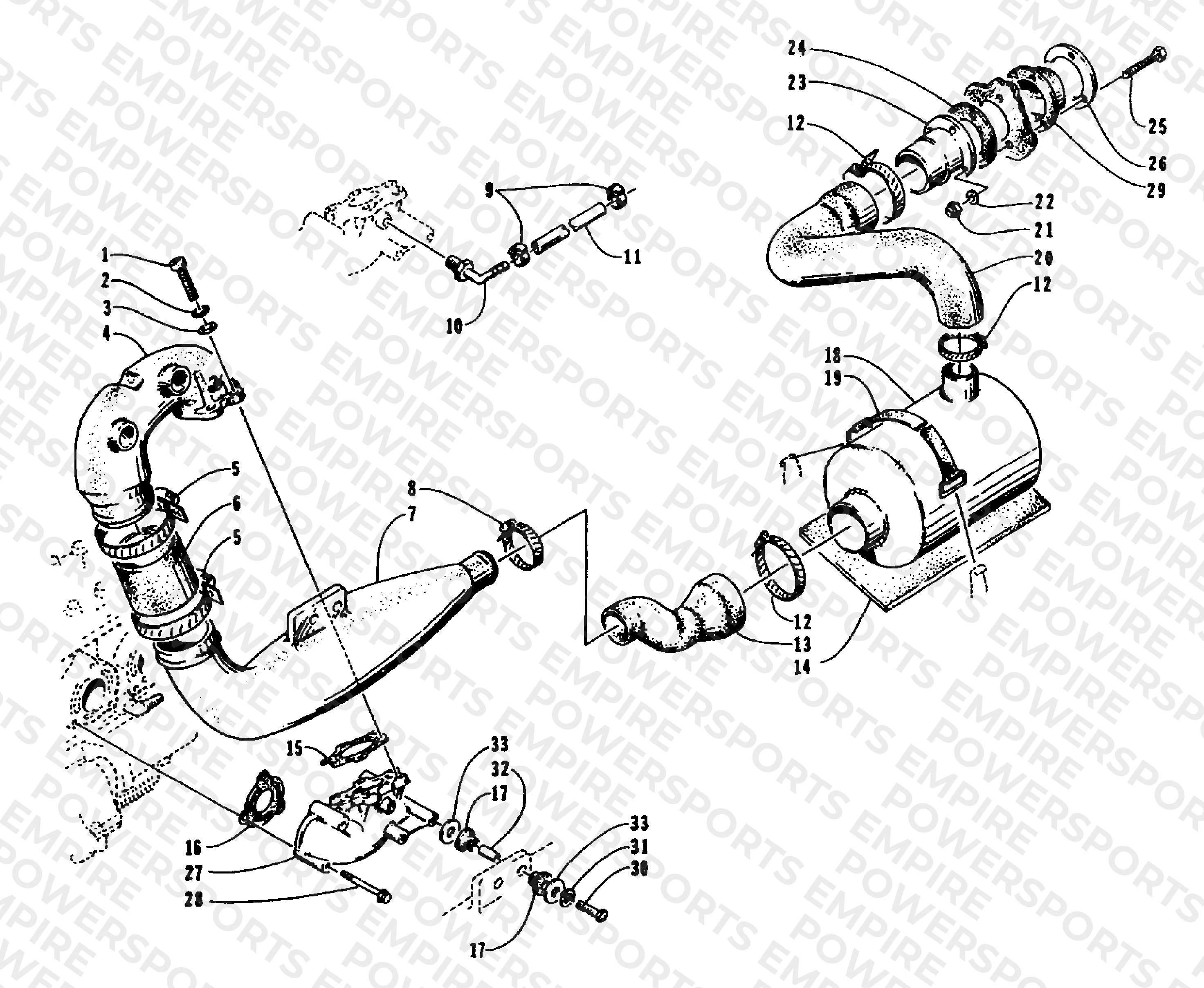 CRANKCASE AND CYLINDER