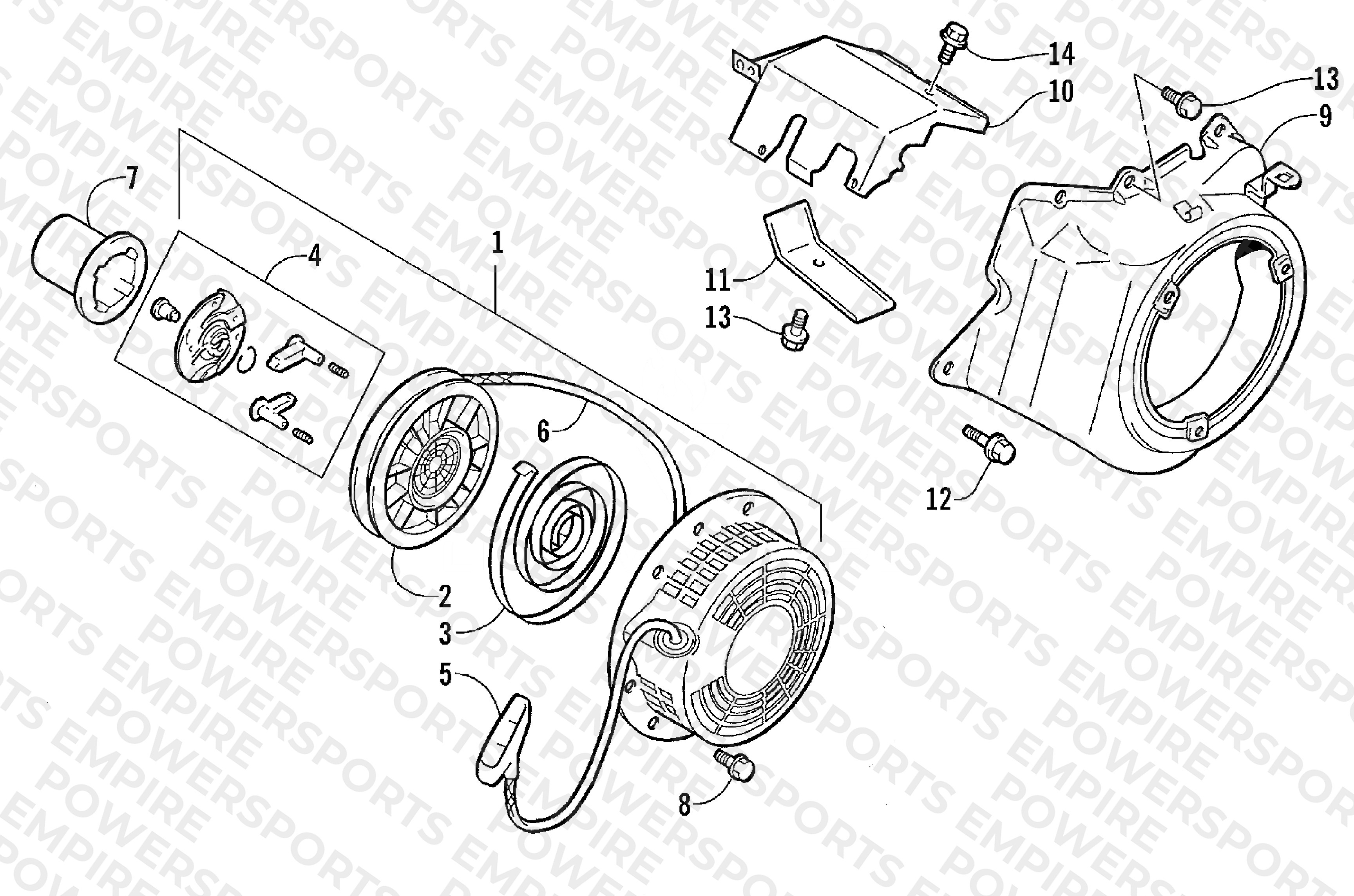 RECOIL STARTER ASSEMBLY