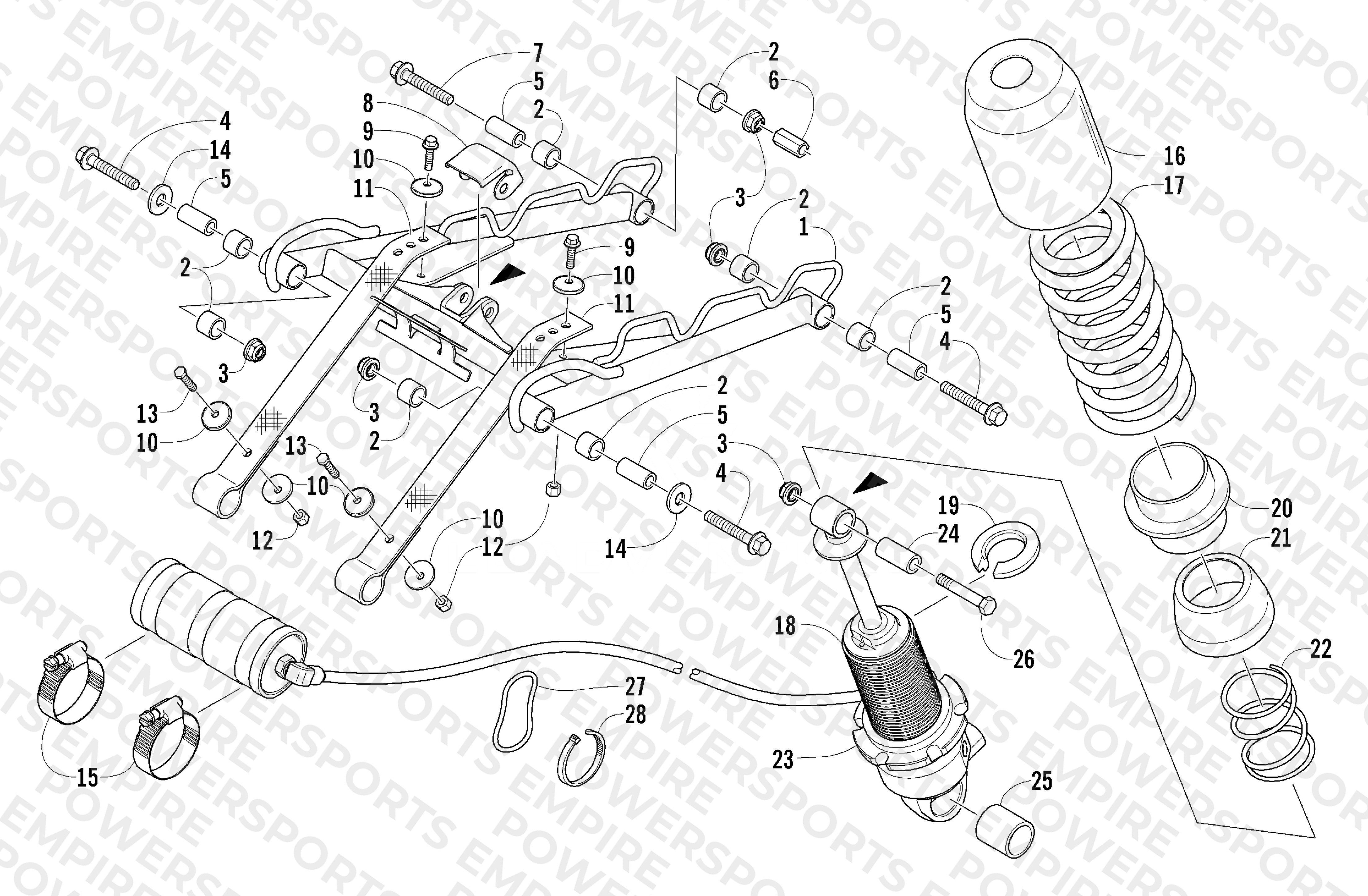 REAR SUSPENSION FRONT ARM ASSEMBLY