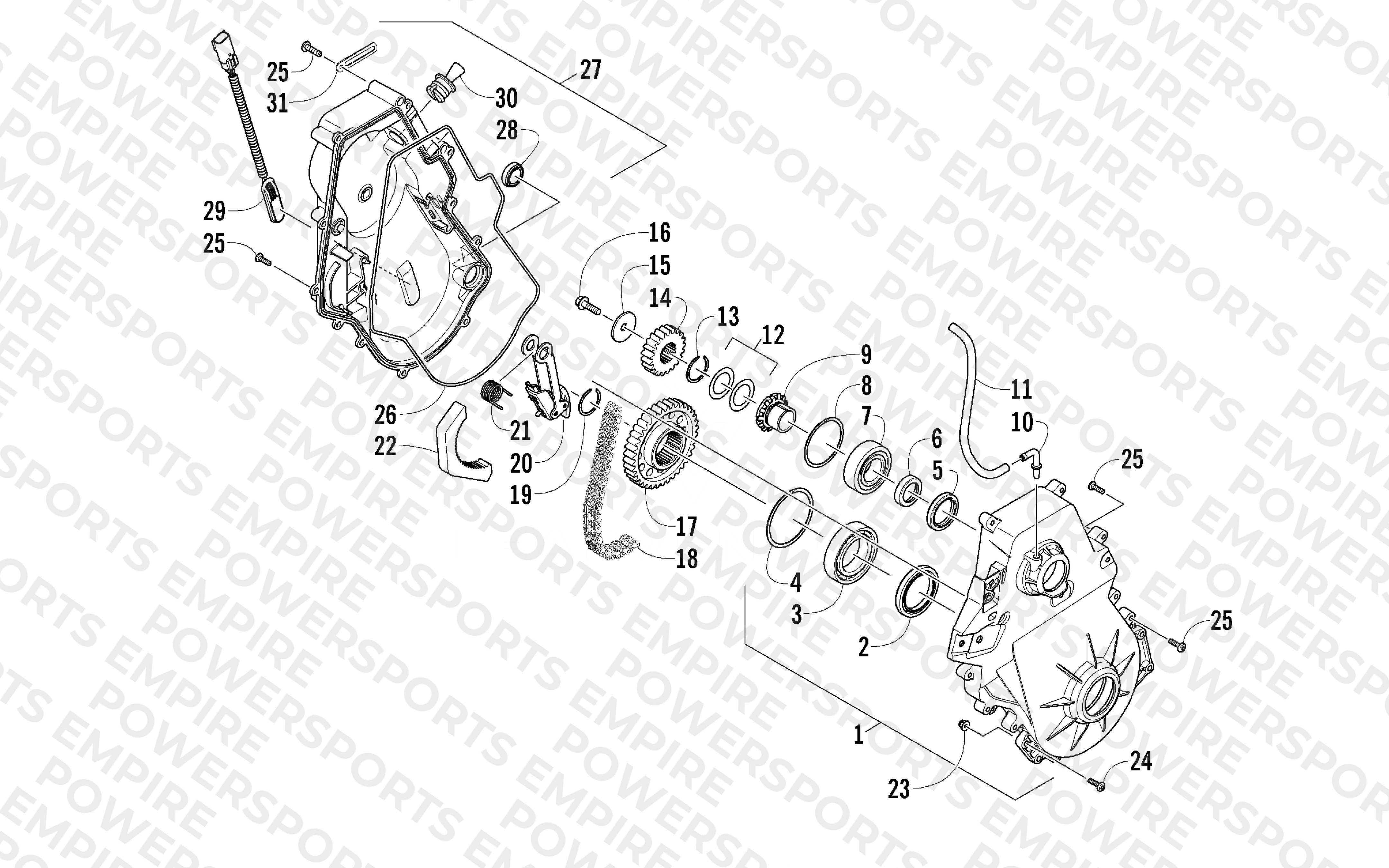 CHAIN CASE ASSEMBLY