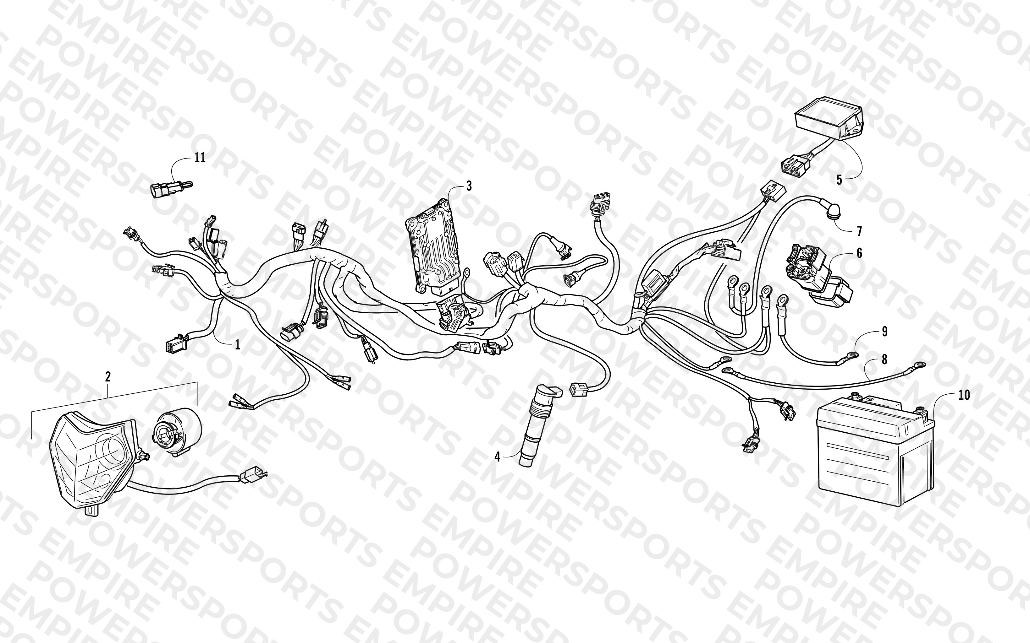 ELECTRICAL HARNESS AND COMPONENTS