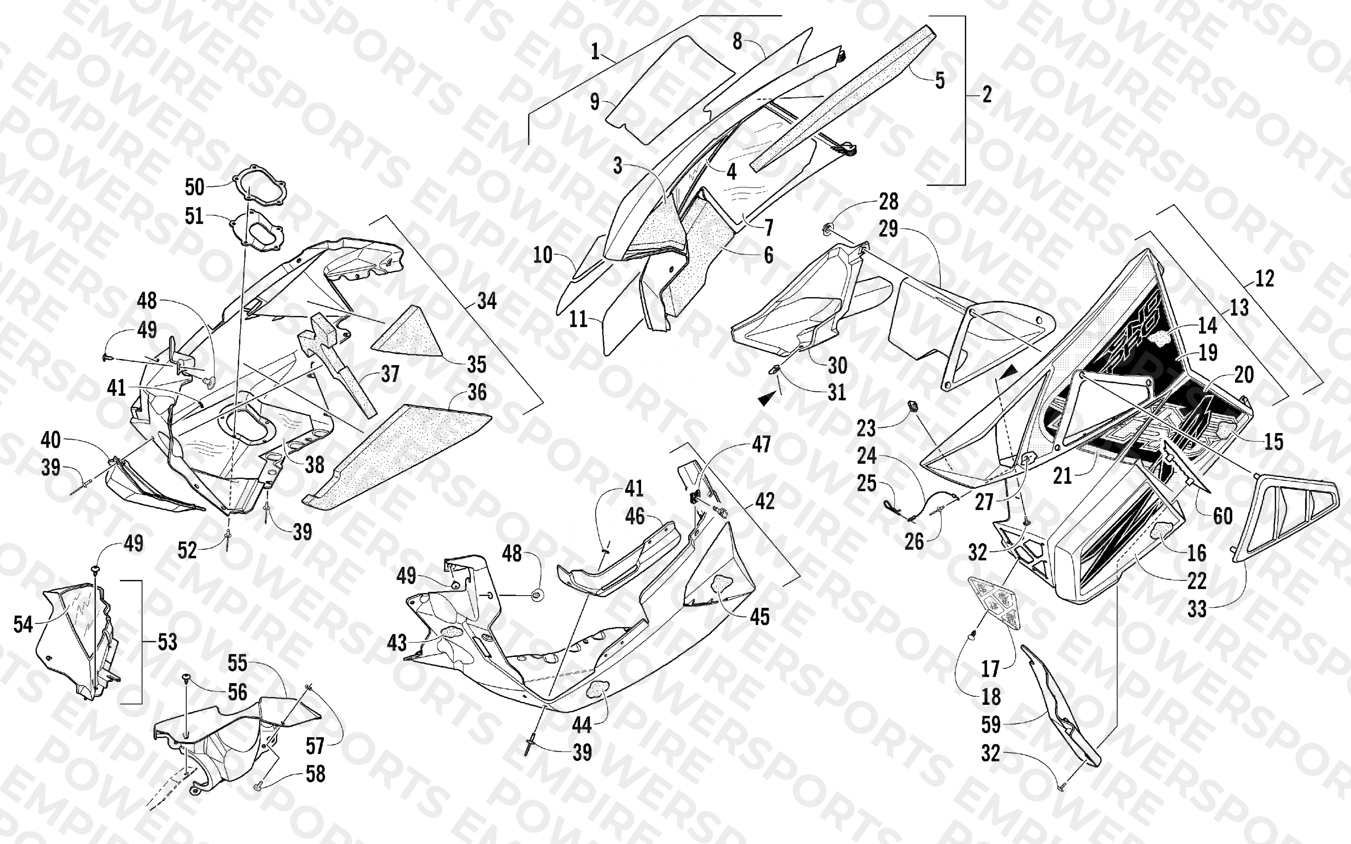 SKID PLATE AND SIDE PANEL ASSEMBLY