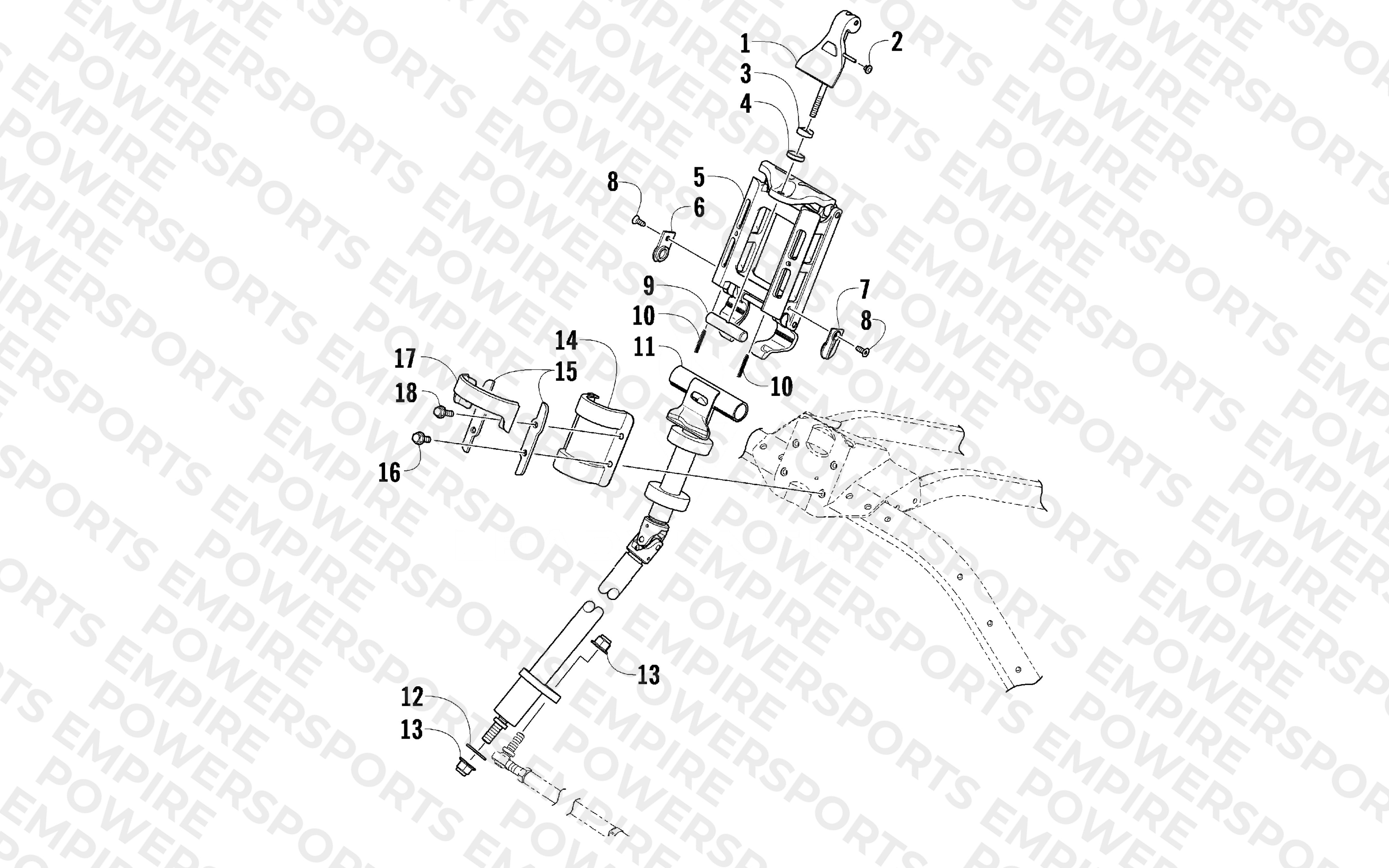 STEERING POST ASSEMBLY
