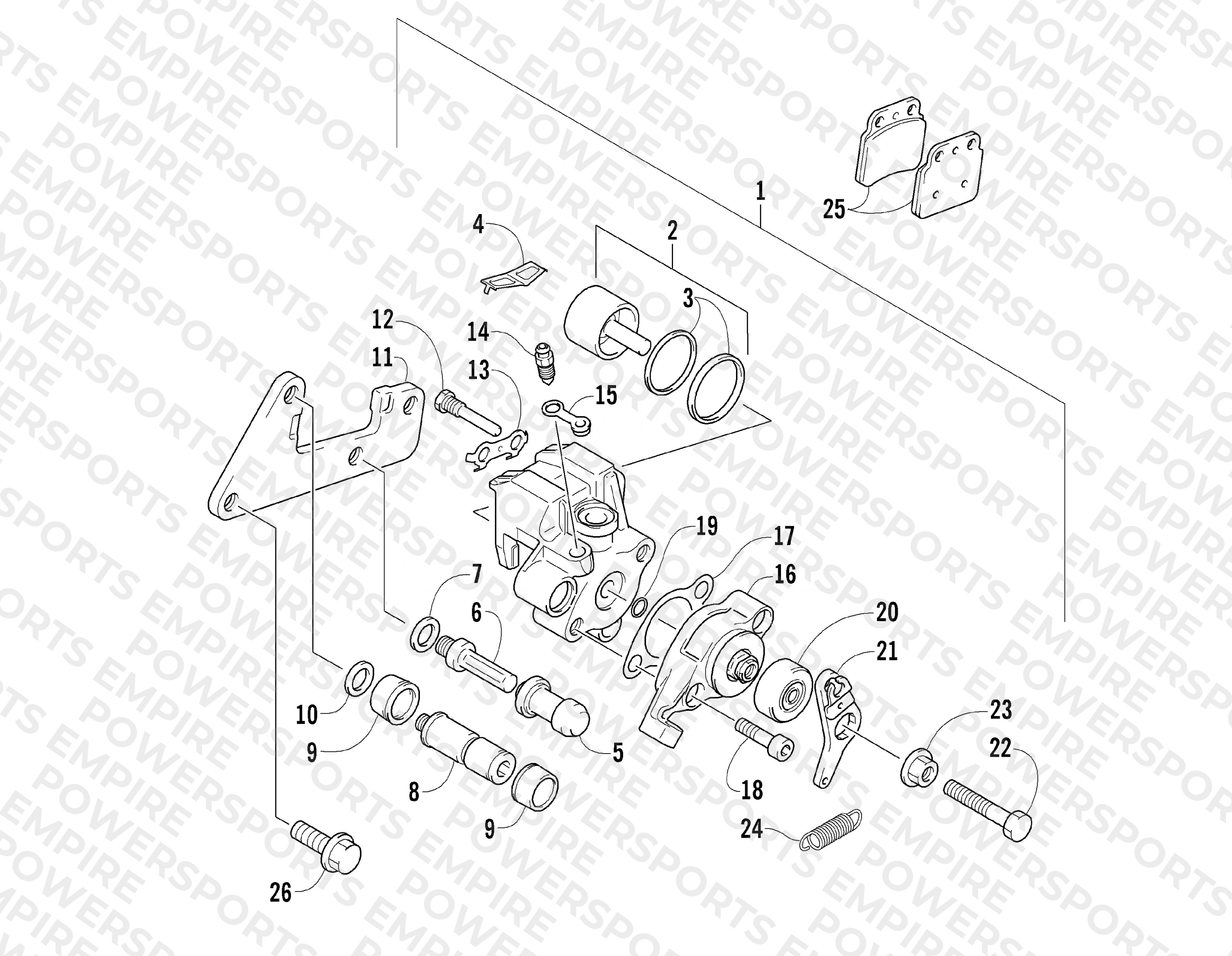 REAR BRAKE ASSEMBLY