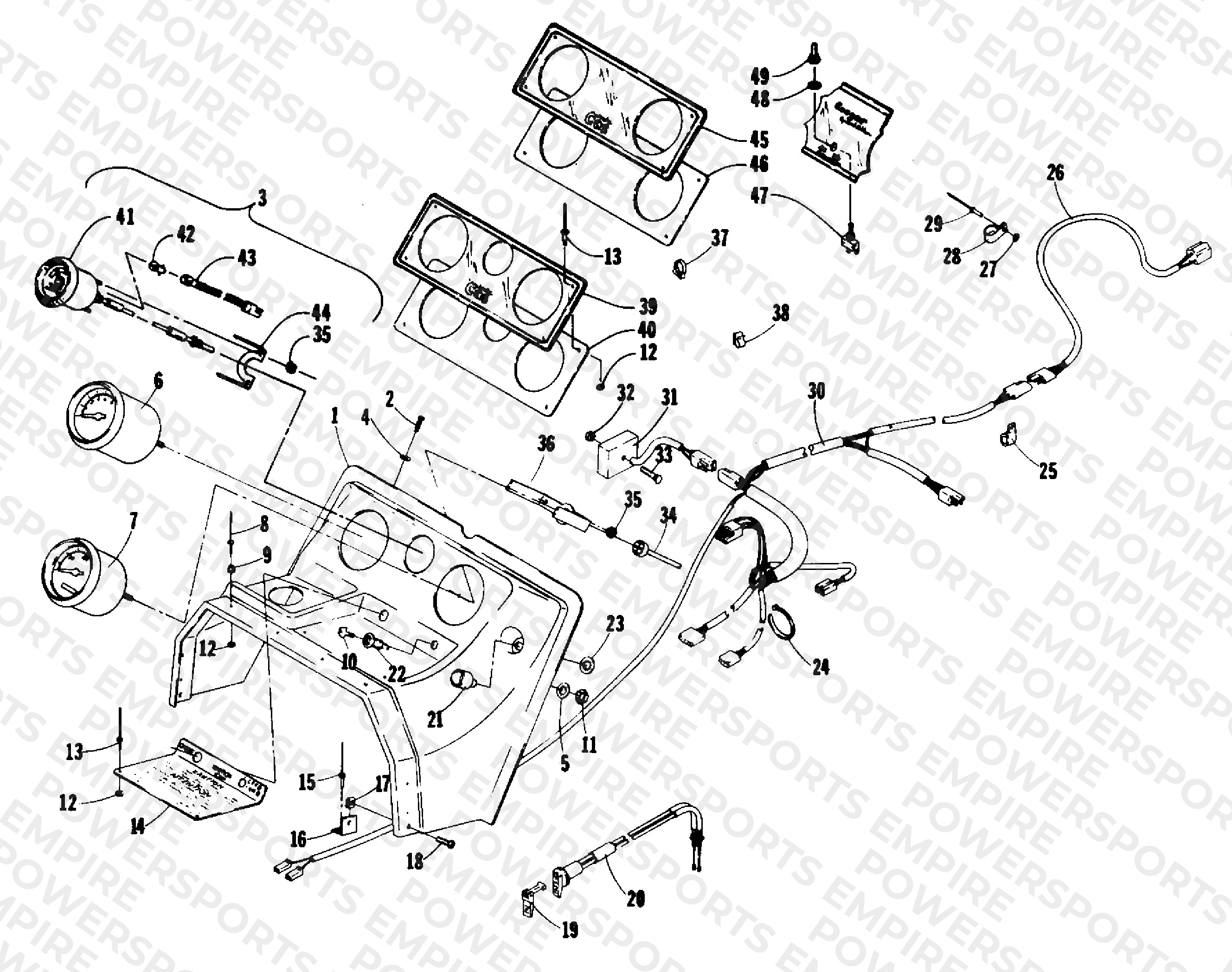 CONSOLE AND WIRING ASSEMBLIES