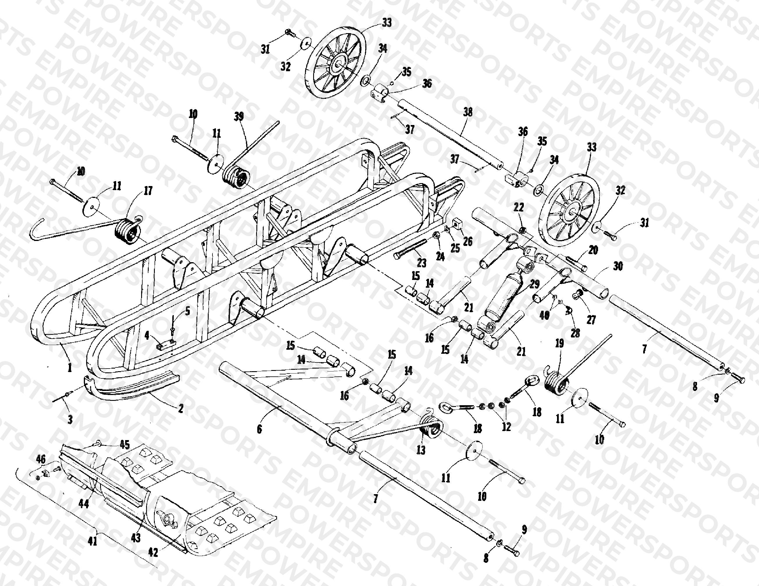 UNDERCARRIAGE AND TRACK